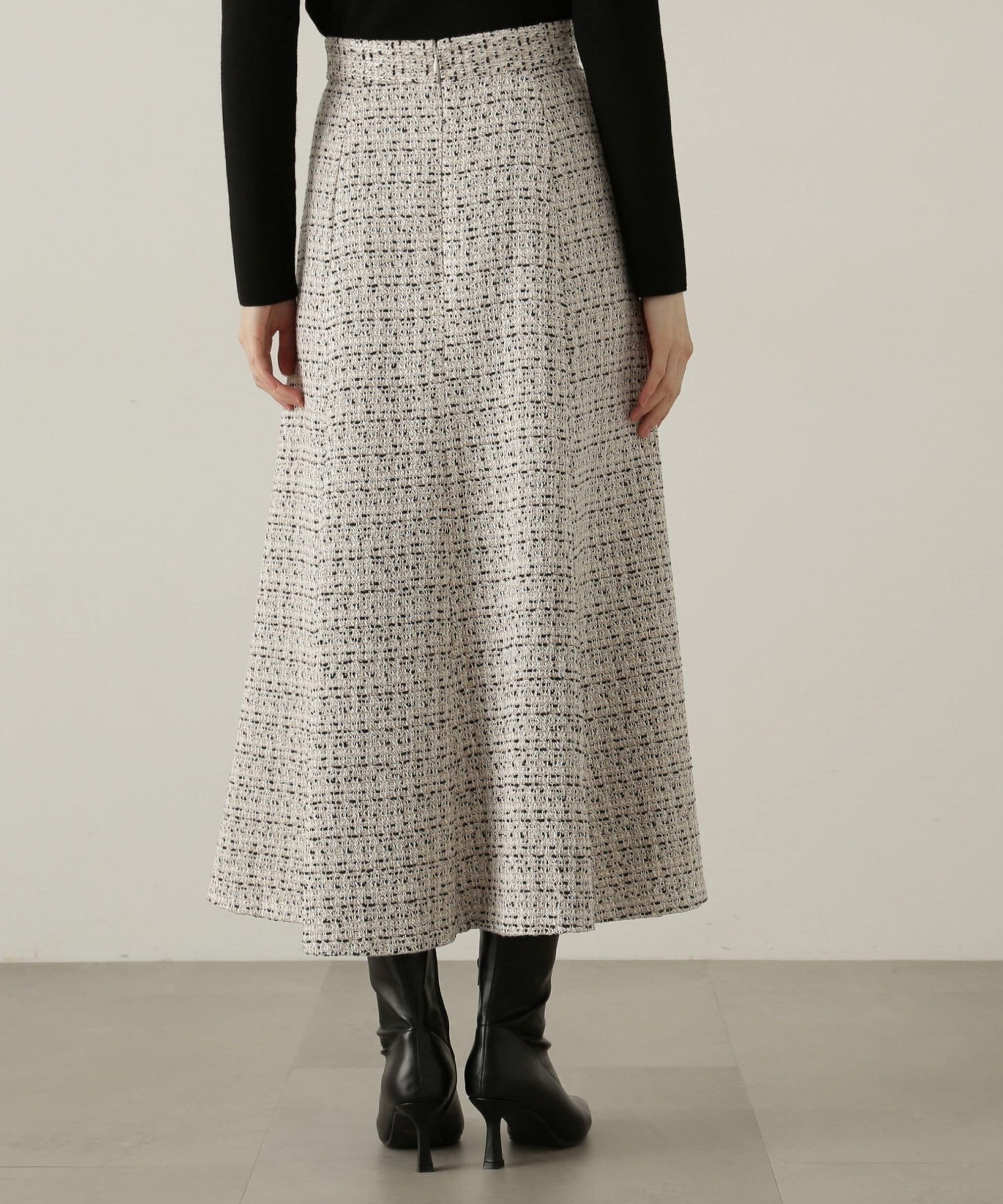 PROPORTION BODY DRESSING「ミックスツイードフレアスカート　24AW」|スカート|