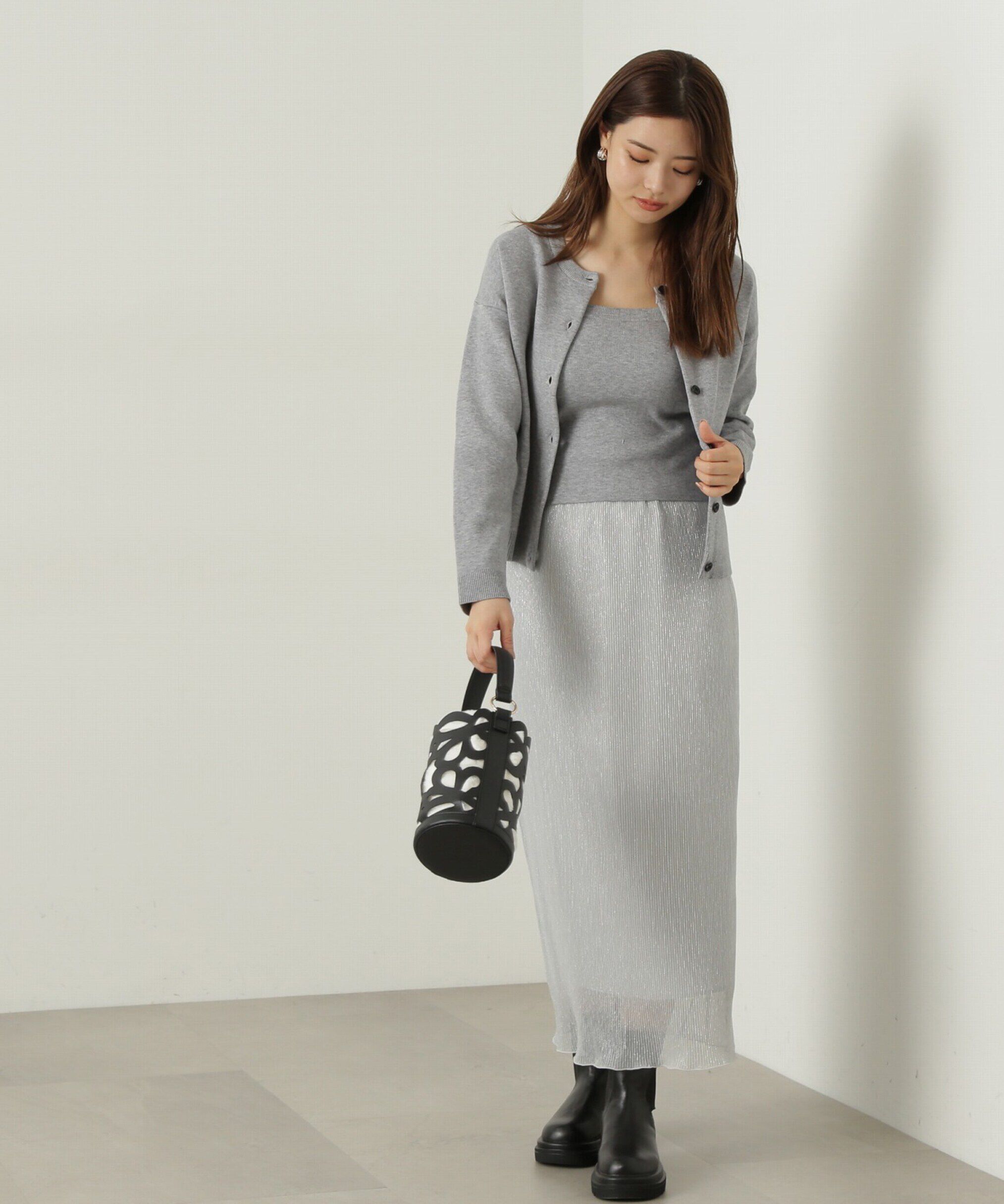 PROPORTION BODY DRESSING「ジャガード20241204カーディガン」|カーディガン|