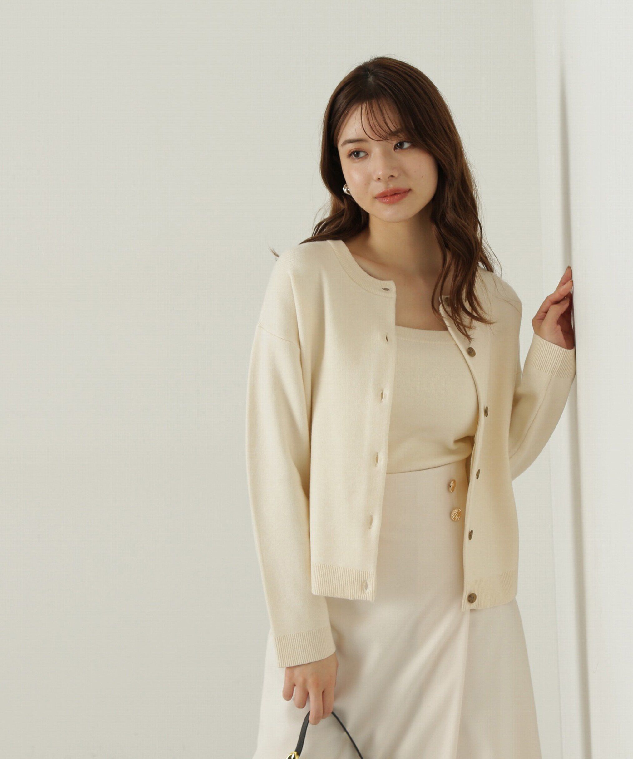 PROPORTION BODY DRESSING「ジャガード20241204カーディガン」|カーディガン|