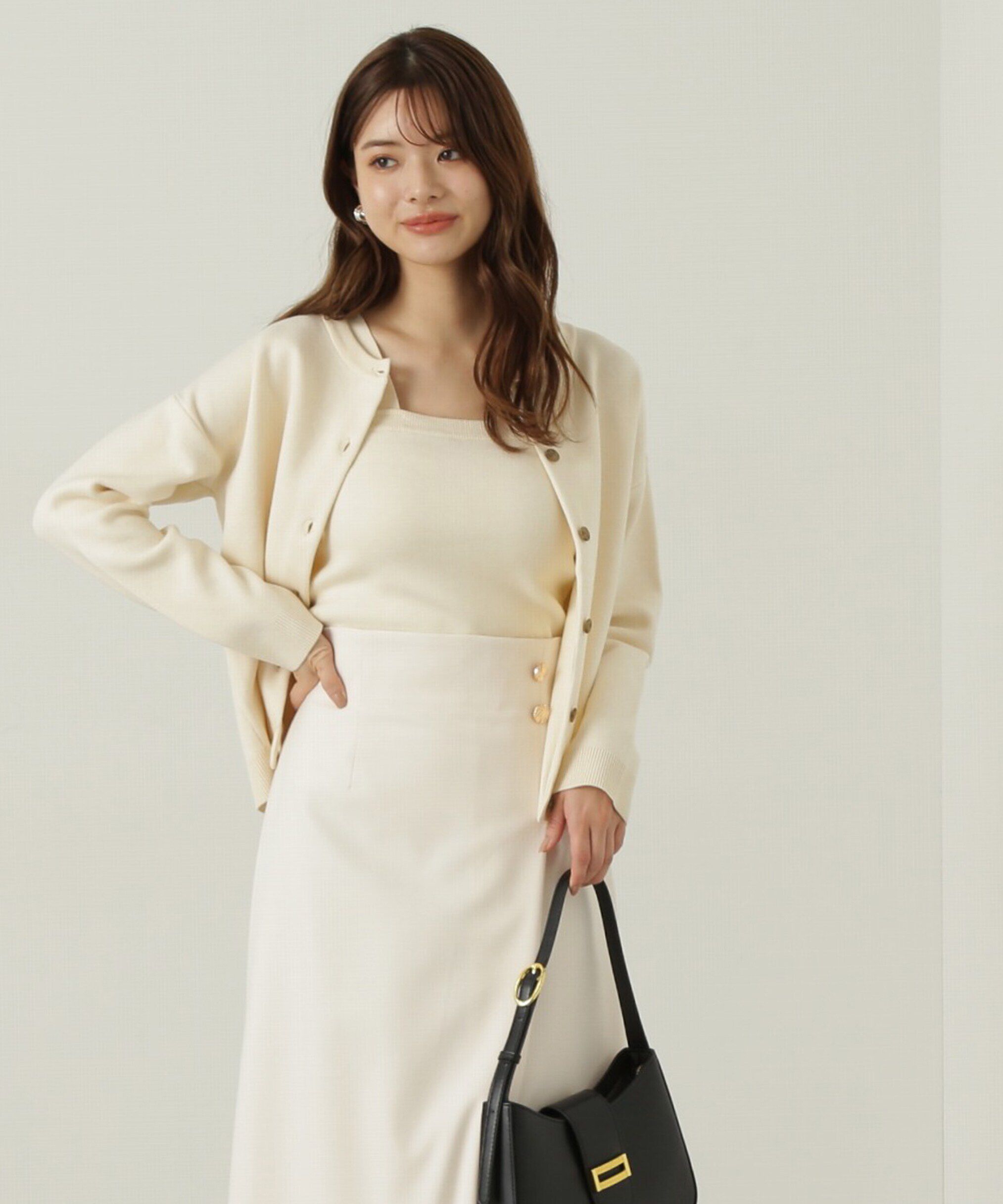 PROPORTION BODY DRESSING「ジャガード20241204カーディガン」|カーディガン|