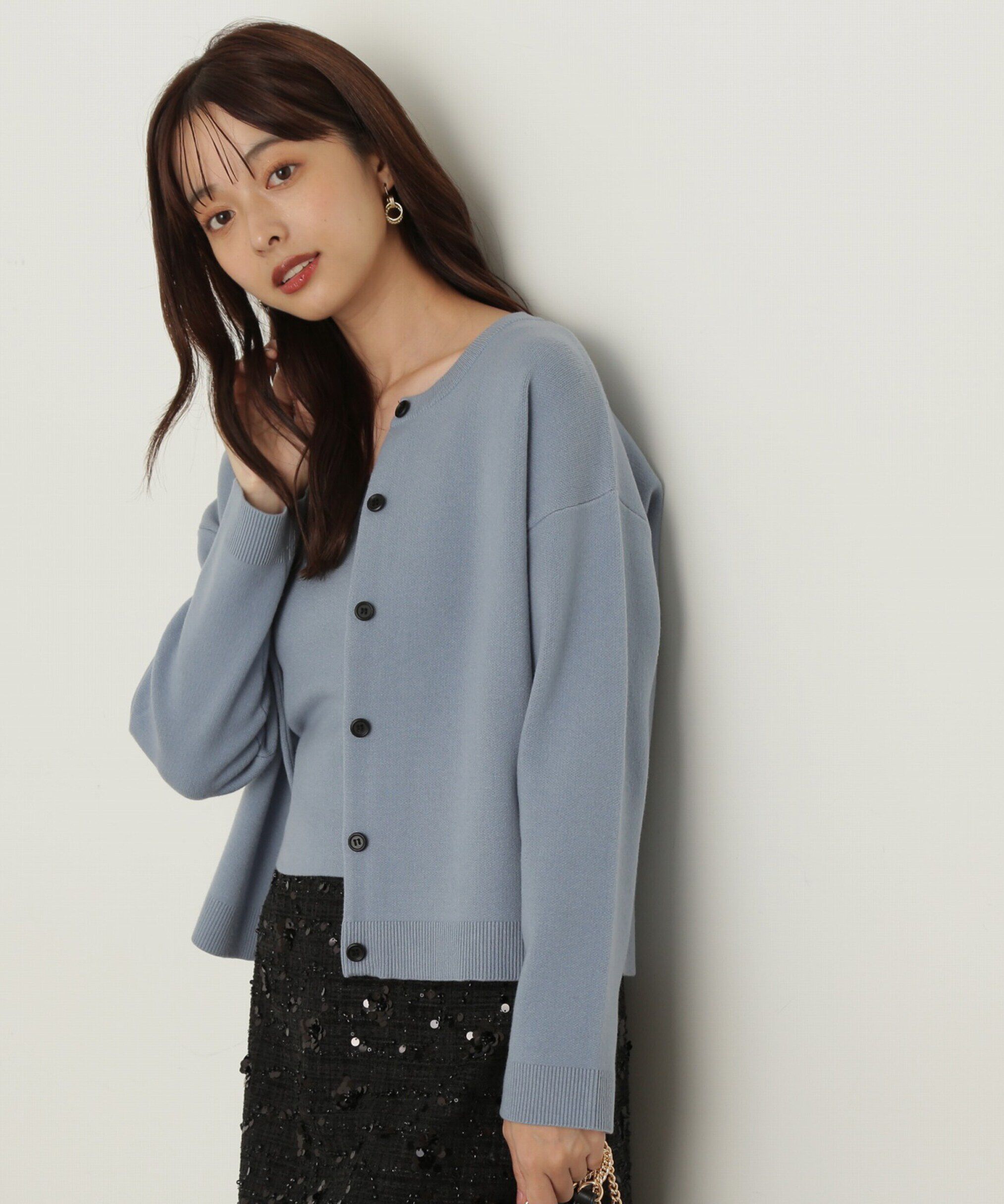 PROPORTION BODY DRESSING「ジャガード20241204カーディガン」|カーディガン|