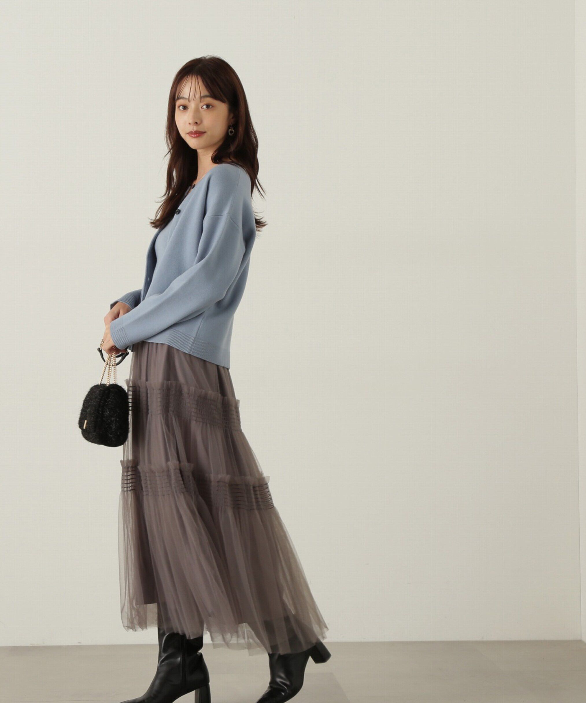 PROPORTION BODY DRESSING「ジャガード20241204カーディガン」|カーディガン|