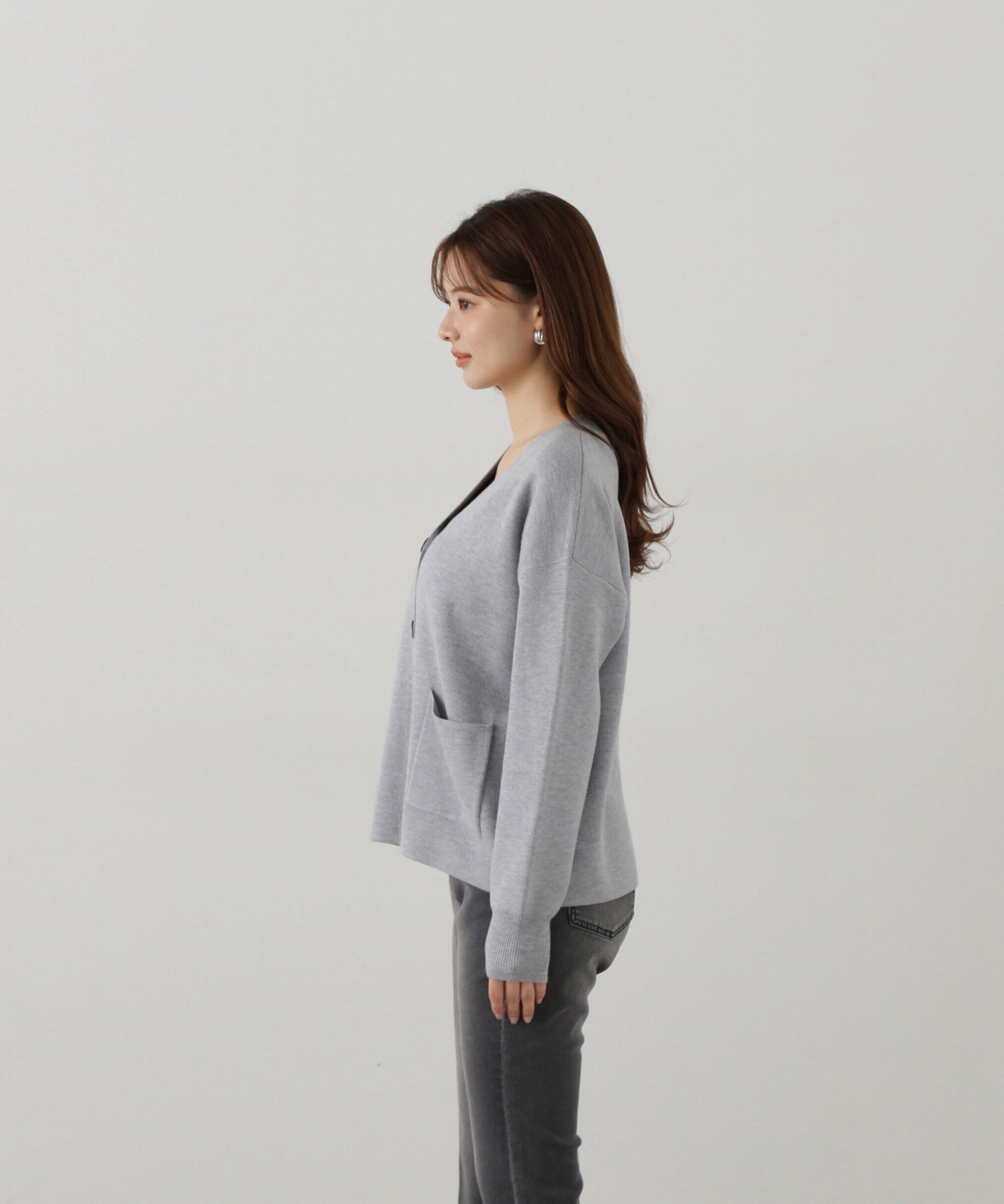 PROPORTION BODY DRESSING「スムースカーデ」|カーディガン|