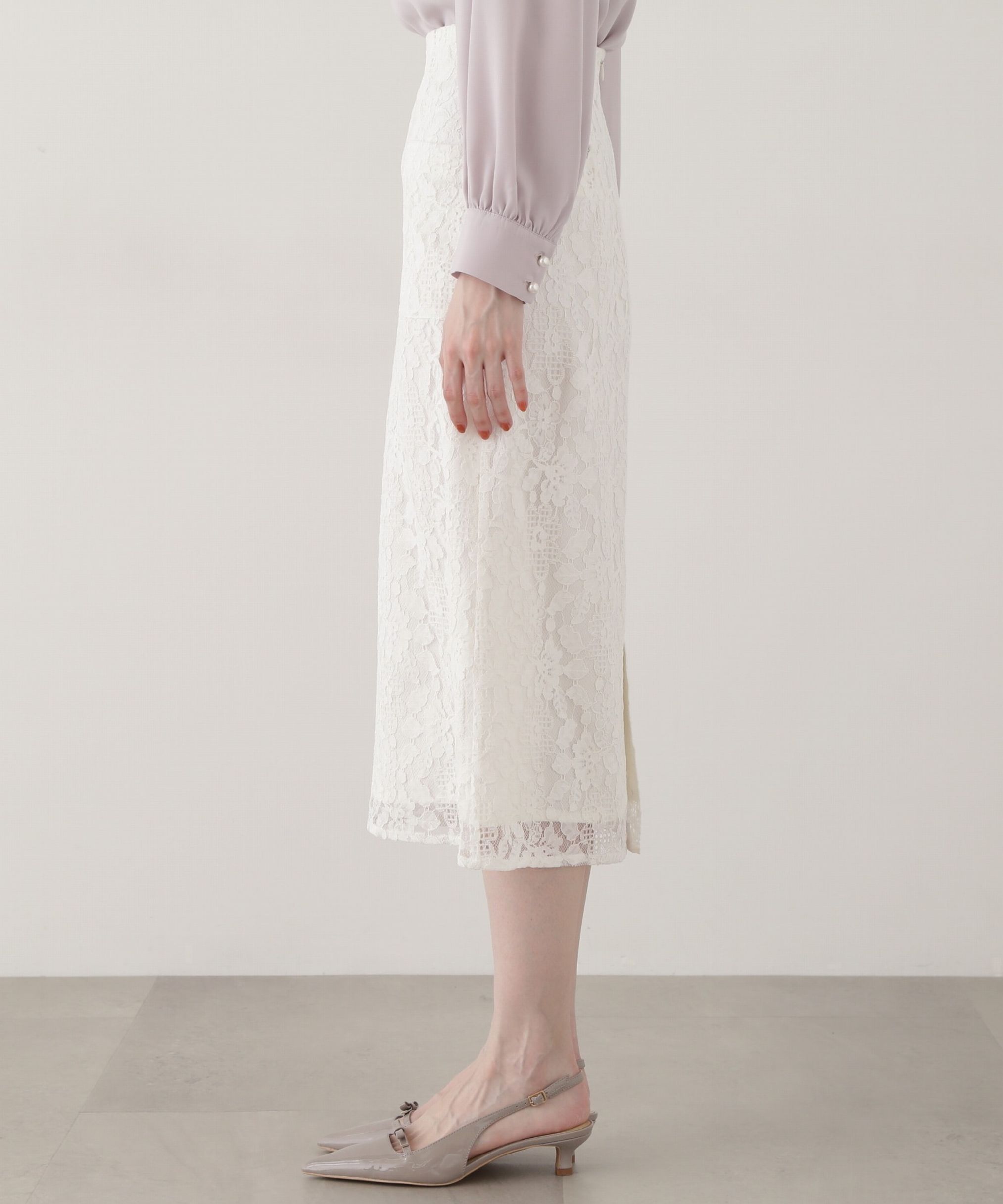 PROPORTION BODY DRESSING「レースタイトスカート」|スカート|