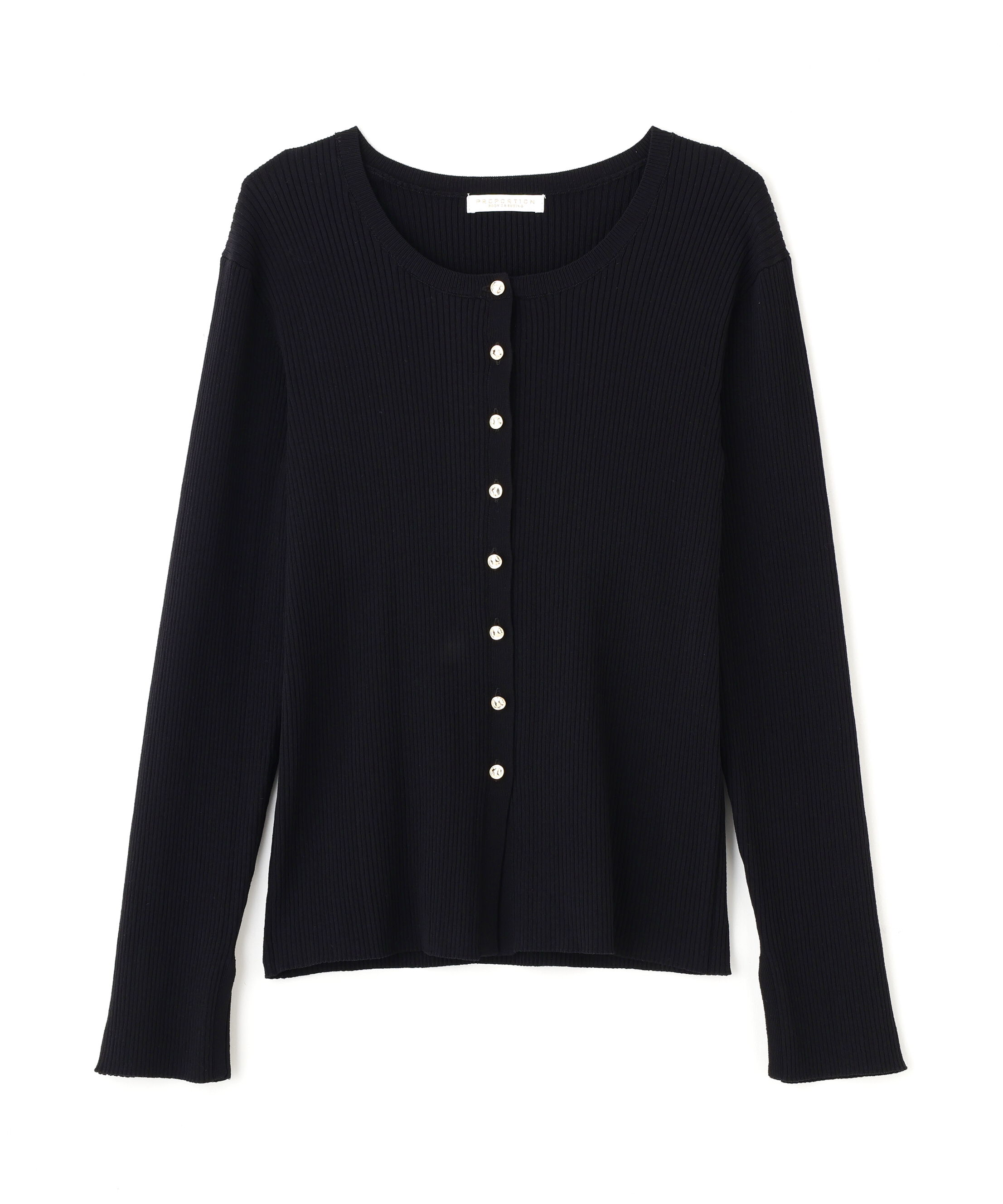 PROPORTION BODY DRESSING「フロント釦カーディガン」|カーディガン|