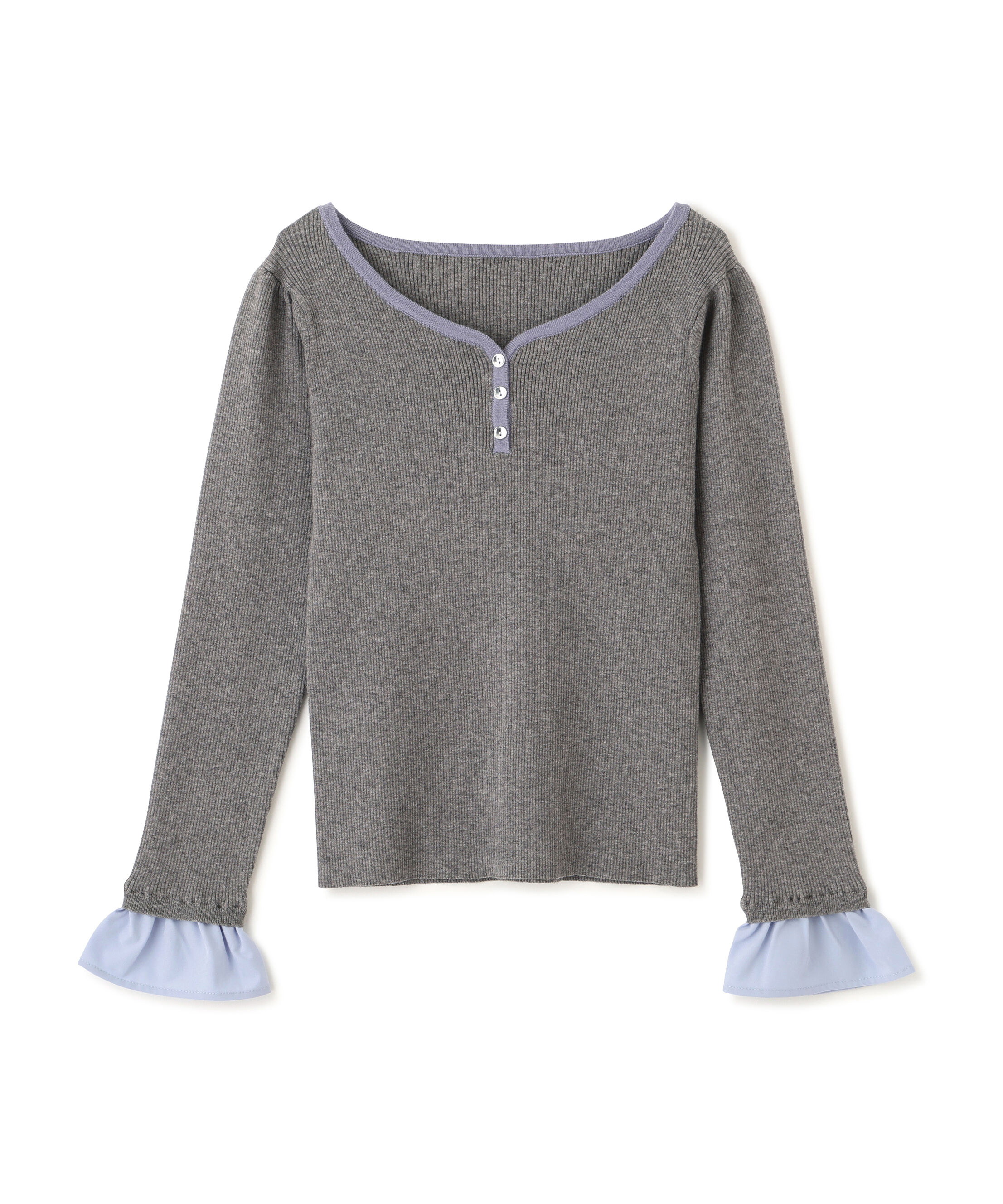 PROPORTION BODY DRESSING「異素材スリーブニット 25AW」|ニット・セーター|