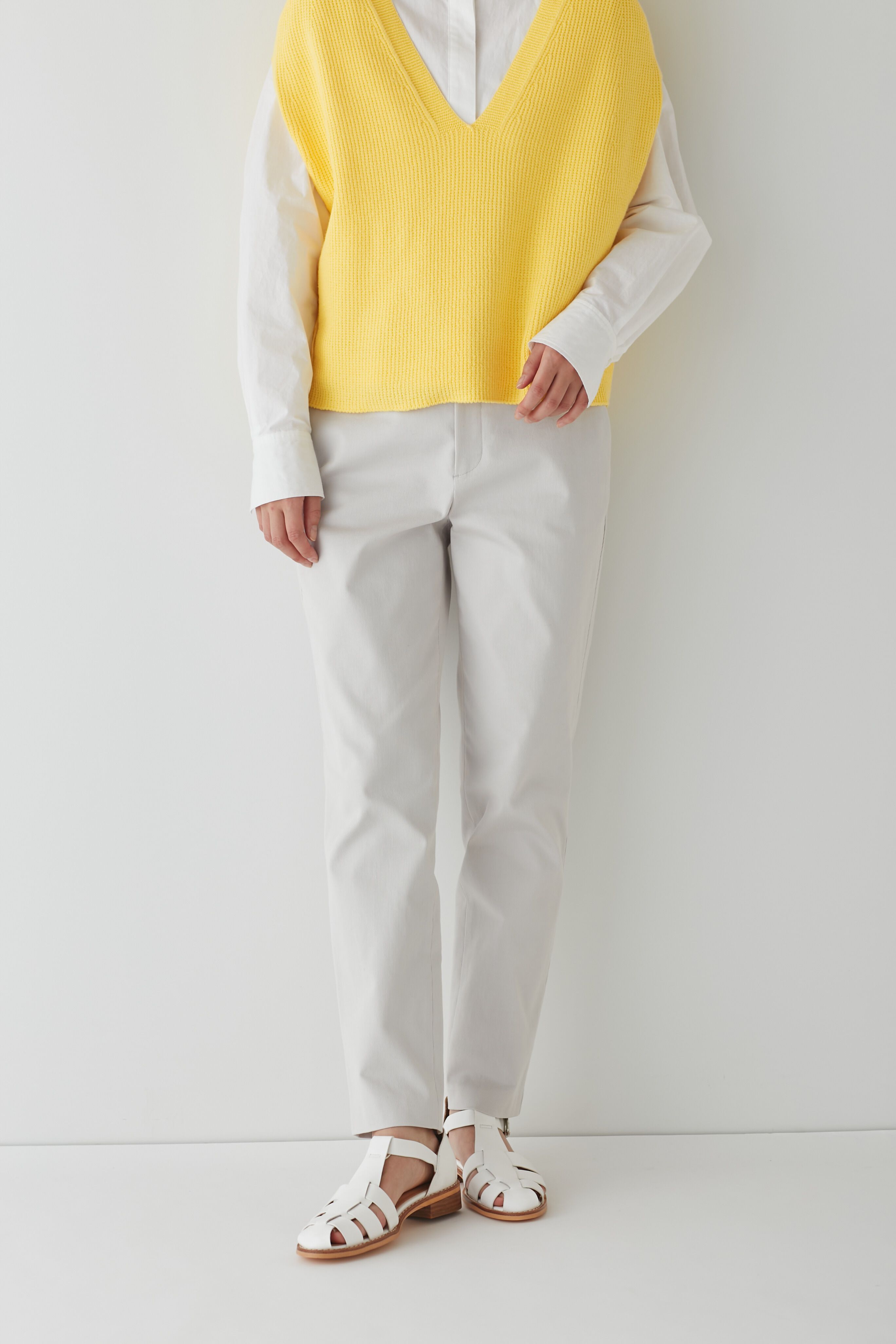  「◆ピケストレッチパンツ」|その他|グレージュ2