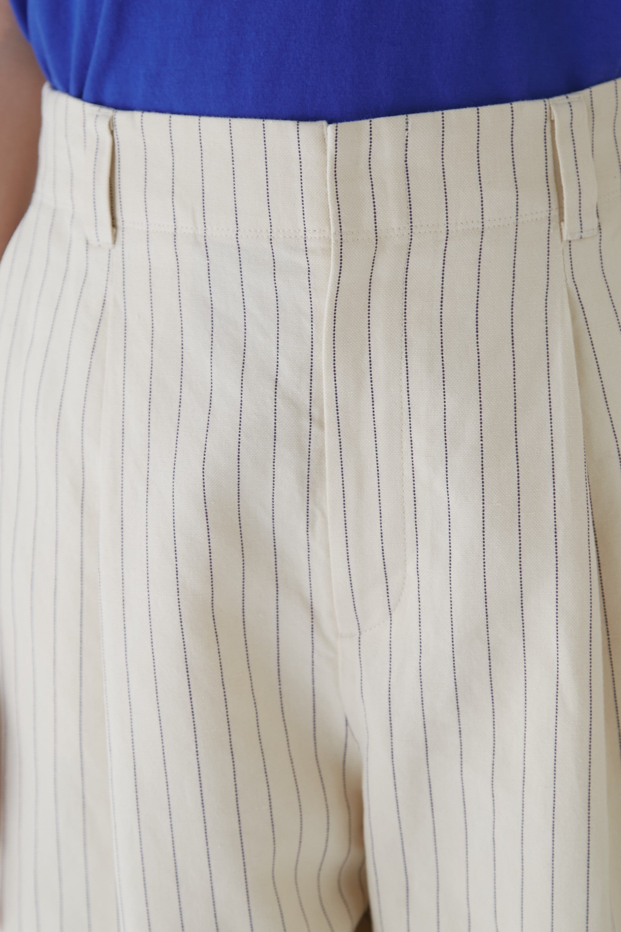  「◆綿麻ストライプパンツ」|その他|