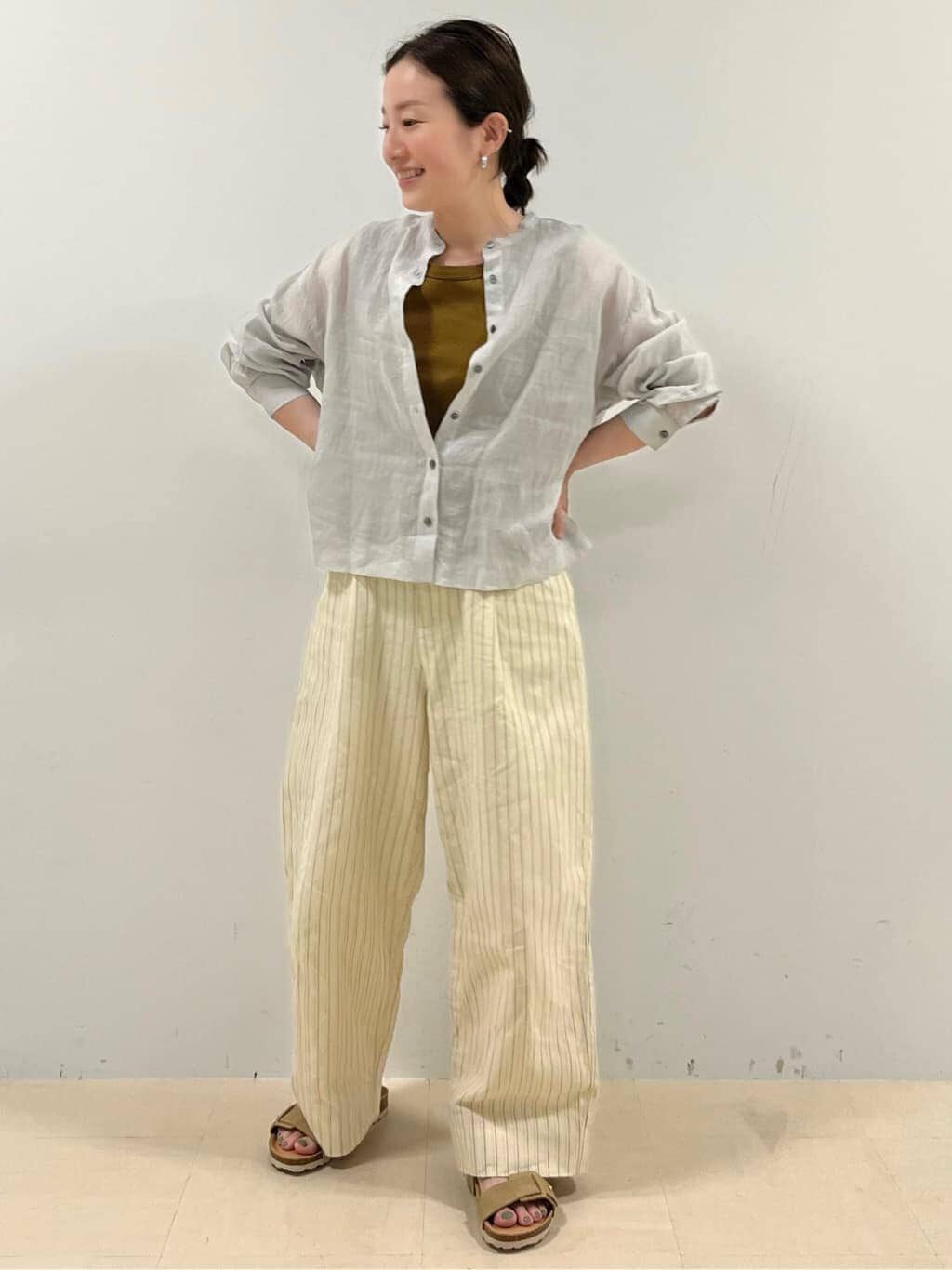  「◆綿麻ストライプパンツ」|その他|