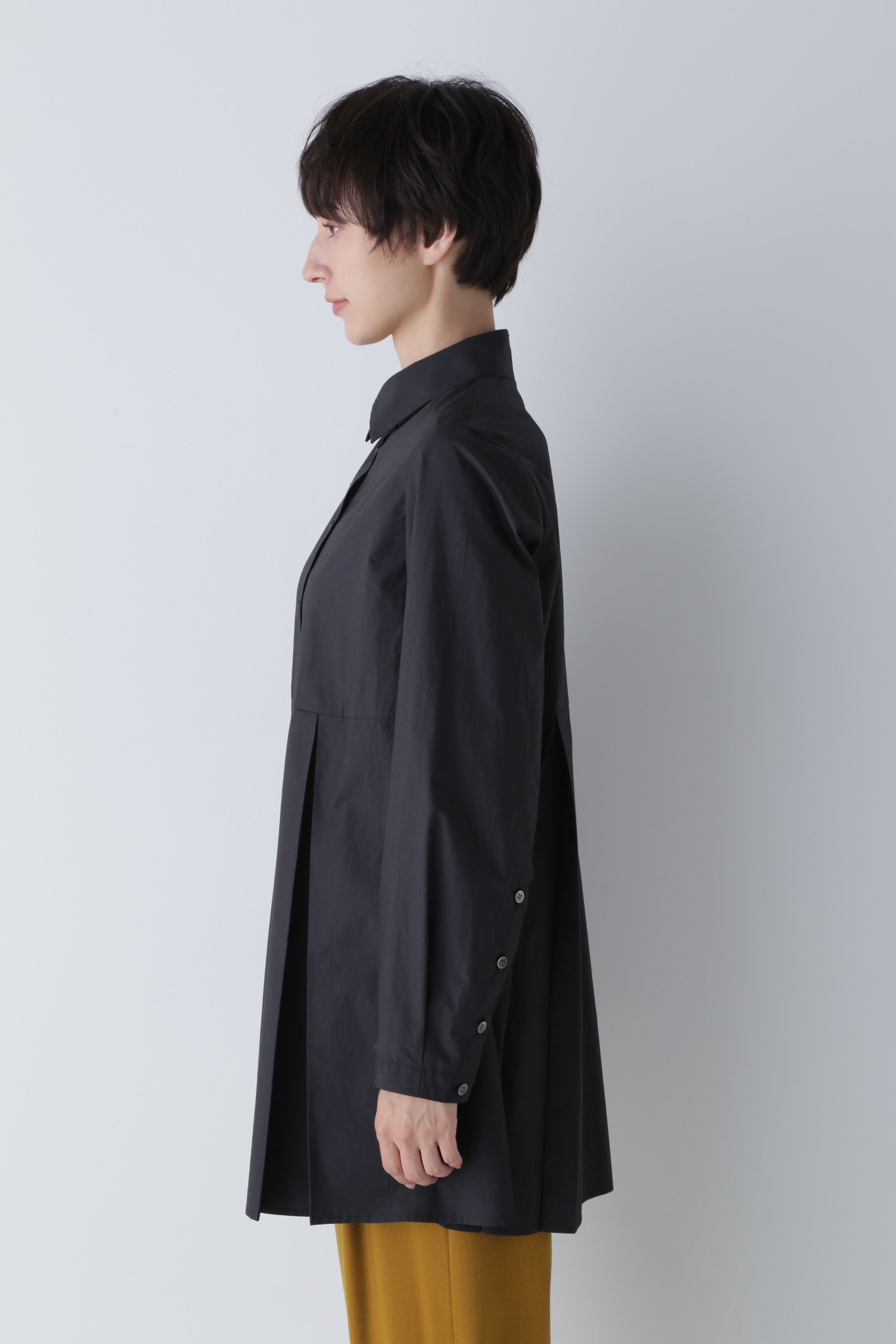  「◆ボックスタックロングブラウス」|シャツ・ブラウス|