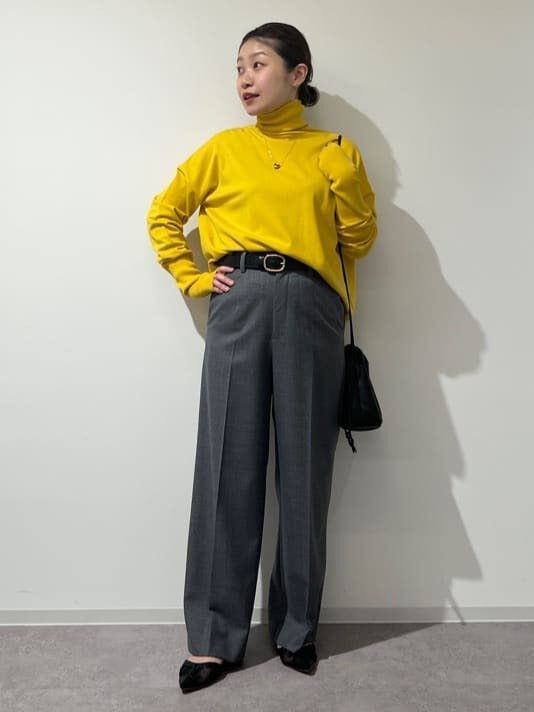  「◆ハイゲージプレーティングタートルネックニット」|ニット・セーター|