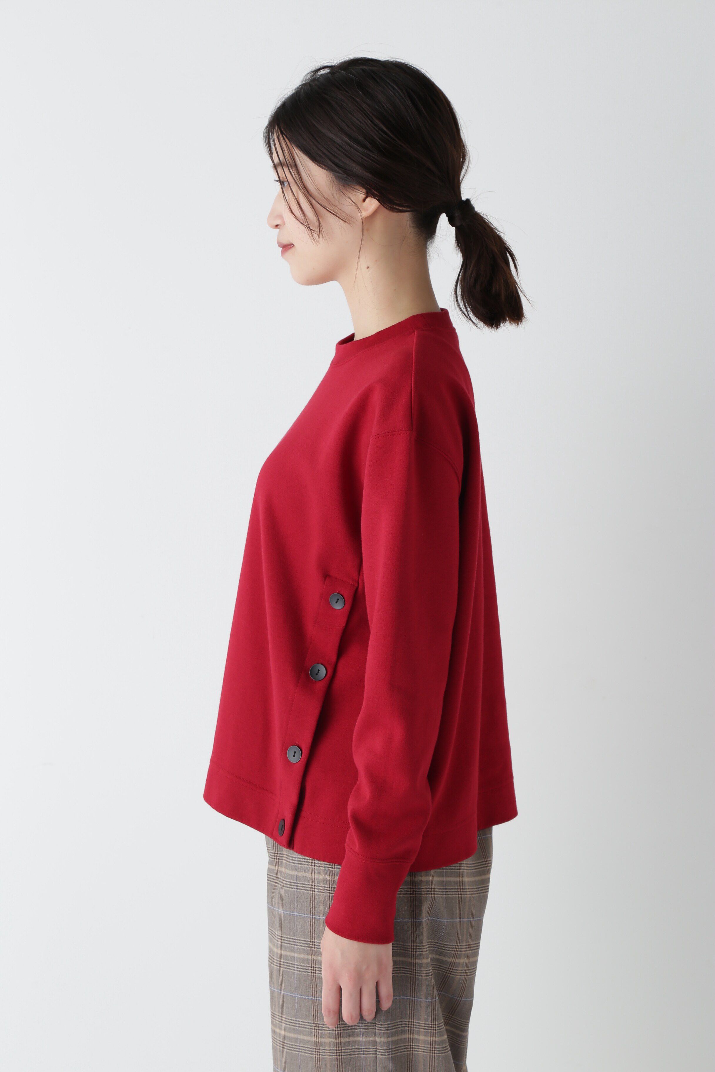  「◆C/エコペットダンボールサイドボタンプルオーバー」|Tシャツ・カットソー|