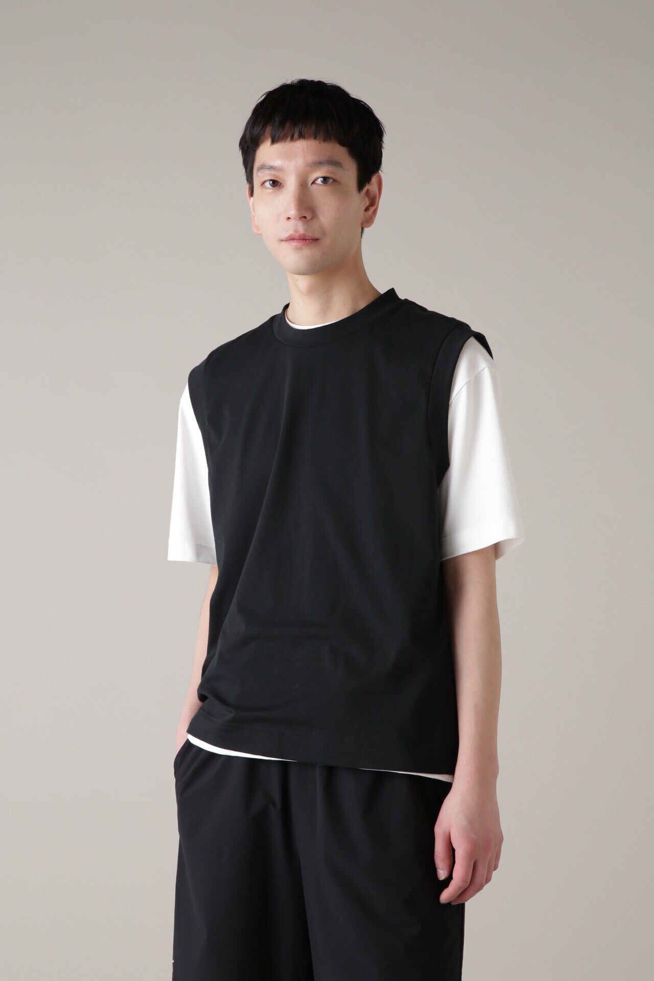 MARGARET HOWELL「COTTON POLYESTER JERSEY」|Tシャツ・カットソー|