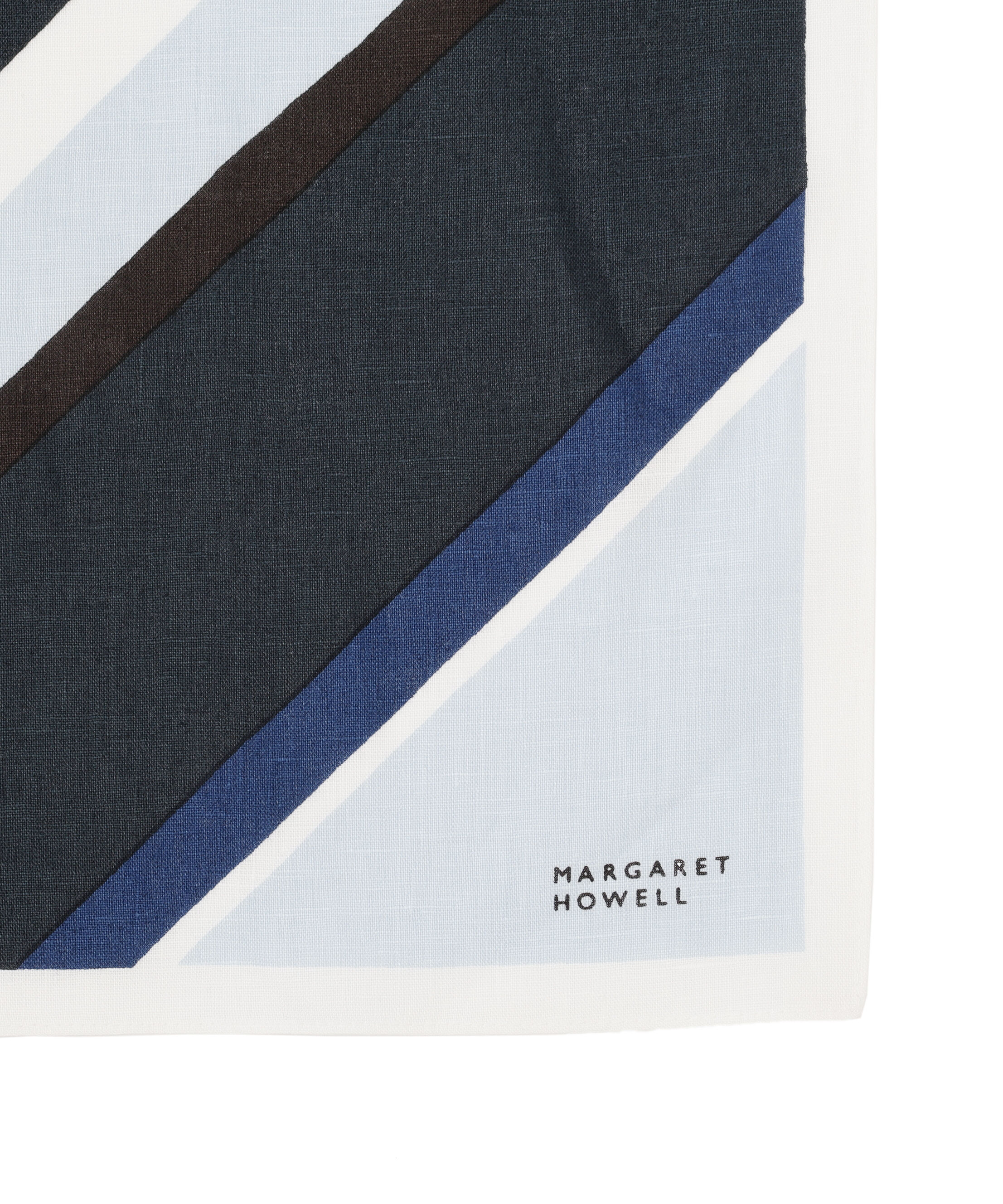 MARGARET HOWELL HOUSEHOLDGOODS「STRIPE LINEN HANKY」|ハンカチ|