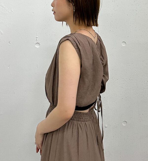 archives「バックシャンノースリワンピース」|ワンピース|