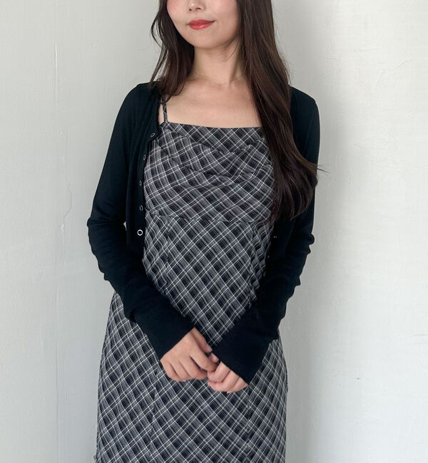 archives「針抜きカットカーディガン」|Tシャツ・カットソー|BLACK