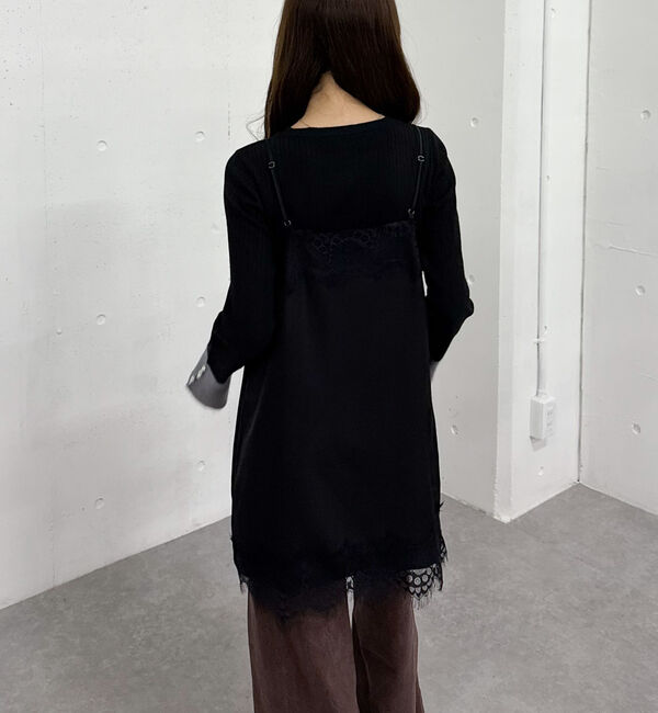 archives「トリムレースミニキャミワンピース」|チュニック|