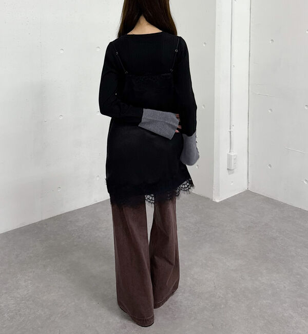 archives「トリムレースミニキャミワンピース」|チュニック|