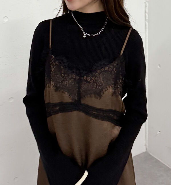 archives「トリムレースミニキャミワンピース」|チュニック|