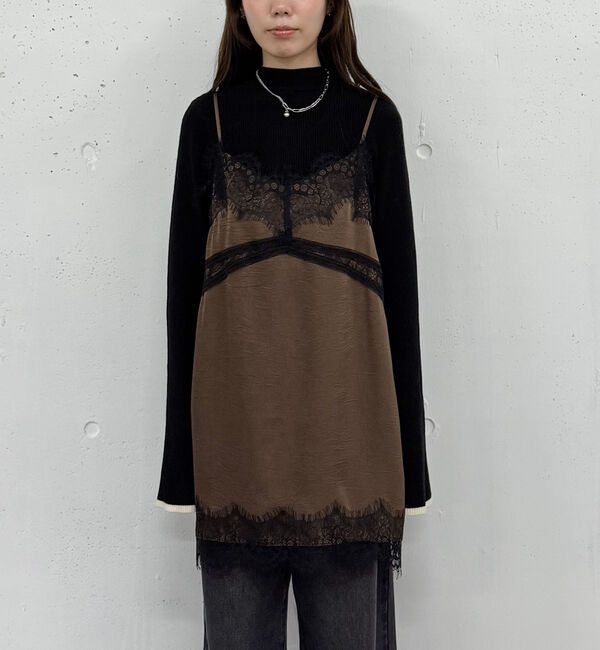 archives「トリムレースミニキャミワンピース」|チュニック|