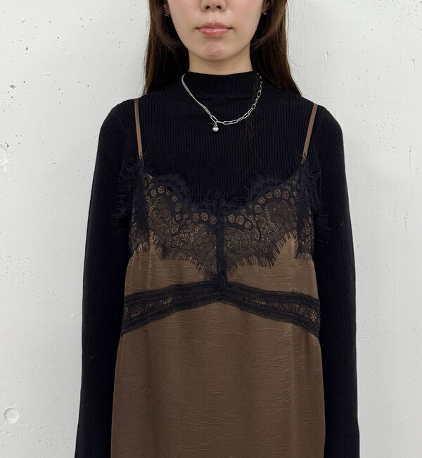 archives「トリムレースミニキャミワンピース」|チュニック|