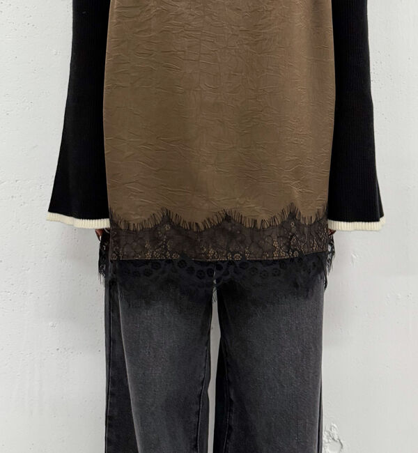 archives「トリムレースミニキャミワンピース」|チュニック|