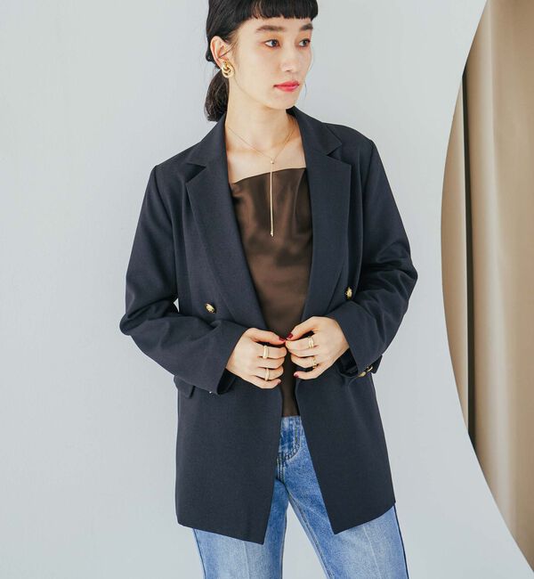 Doux archives「ダブルテーラードジャケット」|テーラードジャケット|