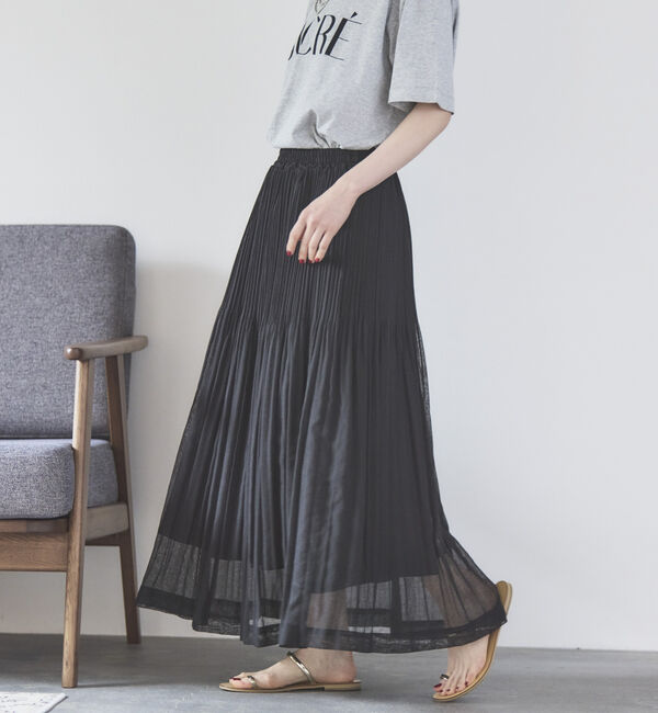 Doux archives「シアーリネンライクスカート」|スカート|