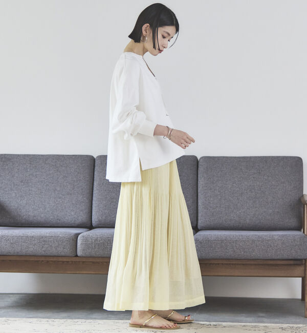 Doux archives「シアーリネンライクスカート」|スカート|