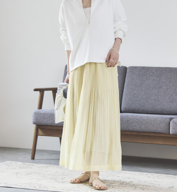 Doux archives「シアーリネンライクスカート」|スカート|
