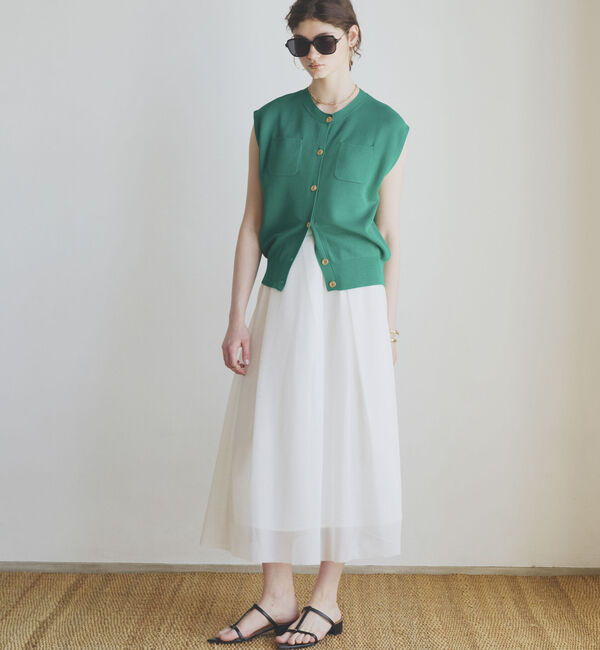 Doux archives「メッシュタックスカート」|スカート|