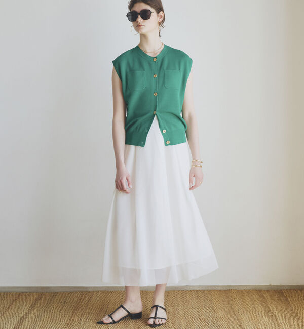 Doux archives「メッシュタックスカート」|スカート|