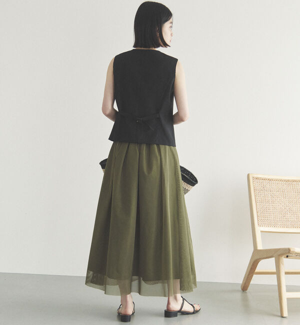 Doux archives「メッシュタックスカート」|スカート|