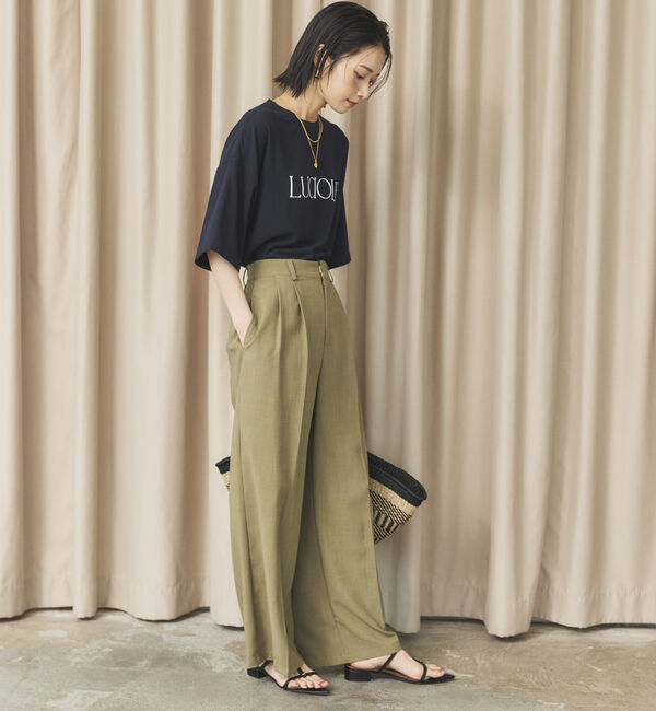 Doux archives「ジョーゼットプリントブラウス」|シャツ・ブラウス|