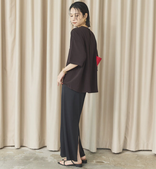 Doux archives「ジョーゼットプリントブラウス」|シャツ・ブラウス|