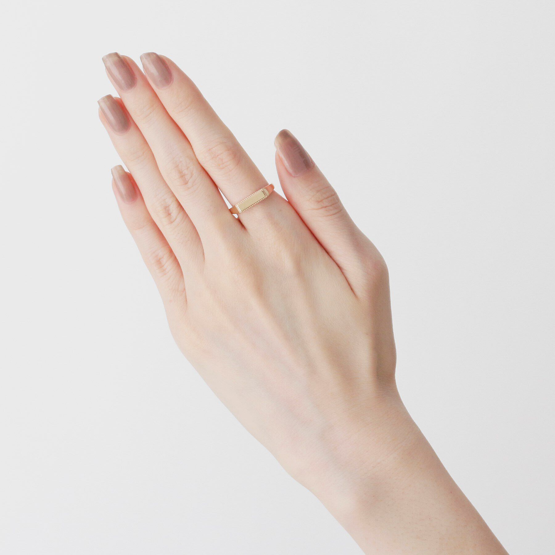 COCOSHNIK「K10シグネットミル リング」|リング|