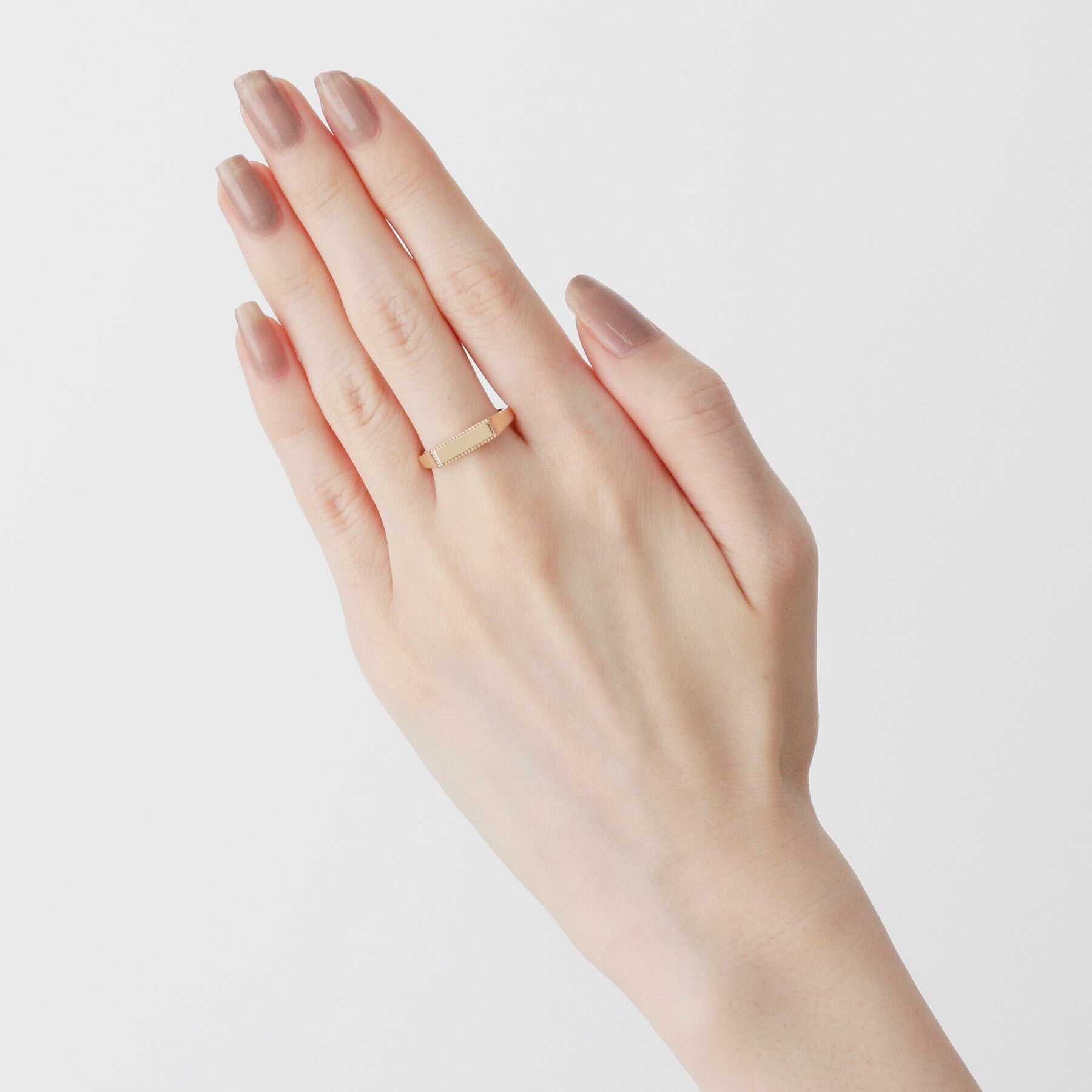 COCOSHNIK「K10シグネットミル リング」|リング|