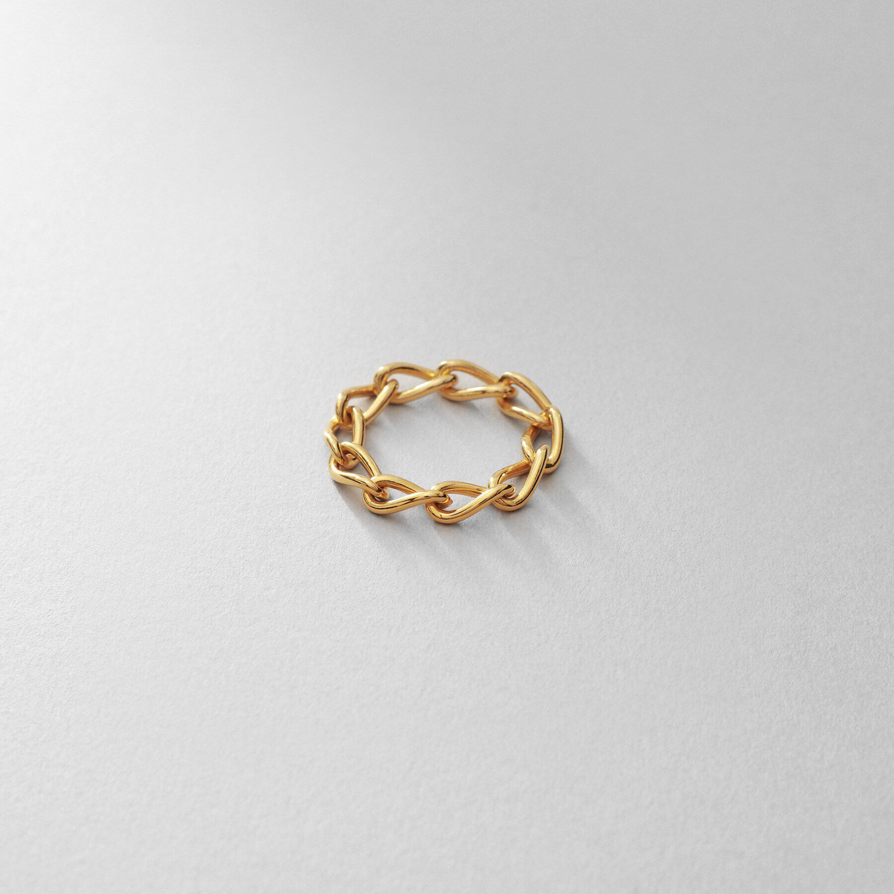 COCOSHNIK ONKITSCH「シルバー チェーンリング ロングカーブ GP」|リング|