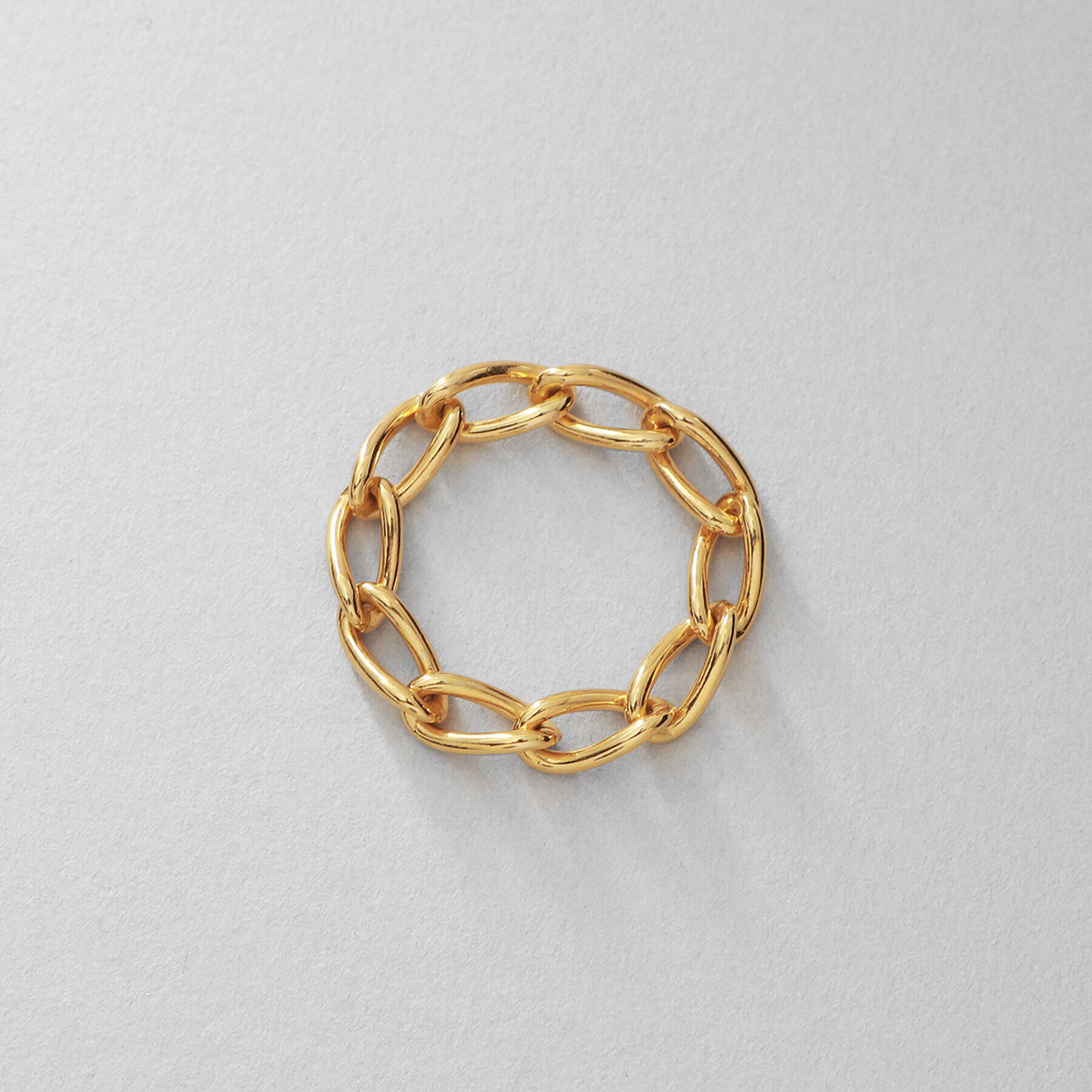 COCOSHNIK ONKITSCH「シルバー チェーンリング ロングカーブ GP」|リング|