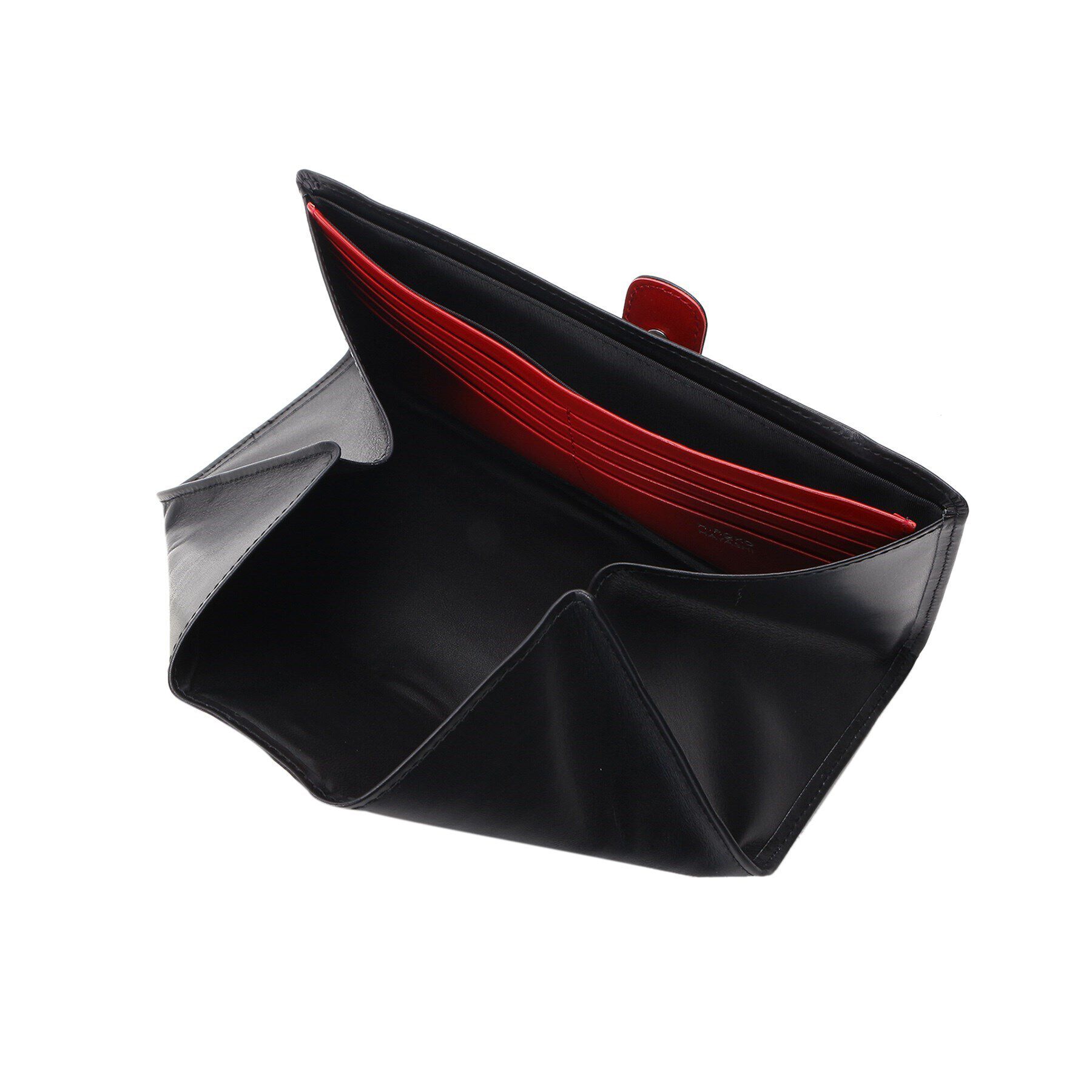 HIROKO HAYASHI「LEO(レオ)長財布 黒&times;赤」|財布|