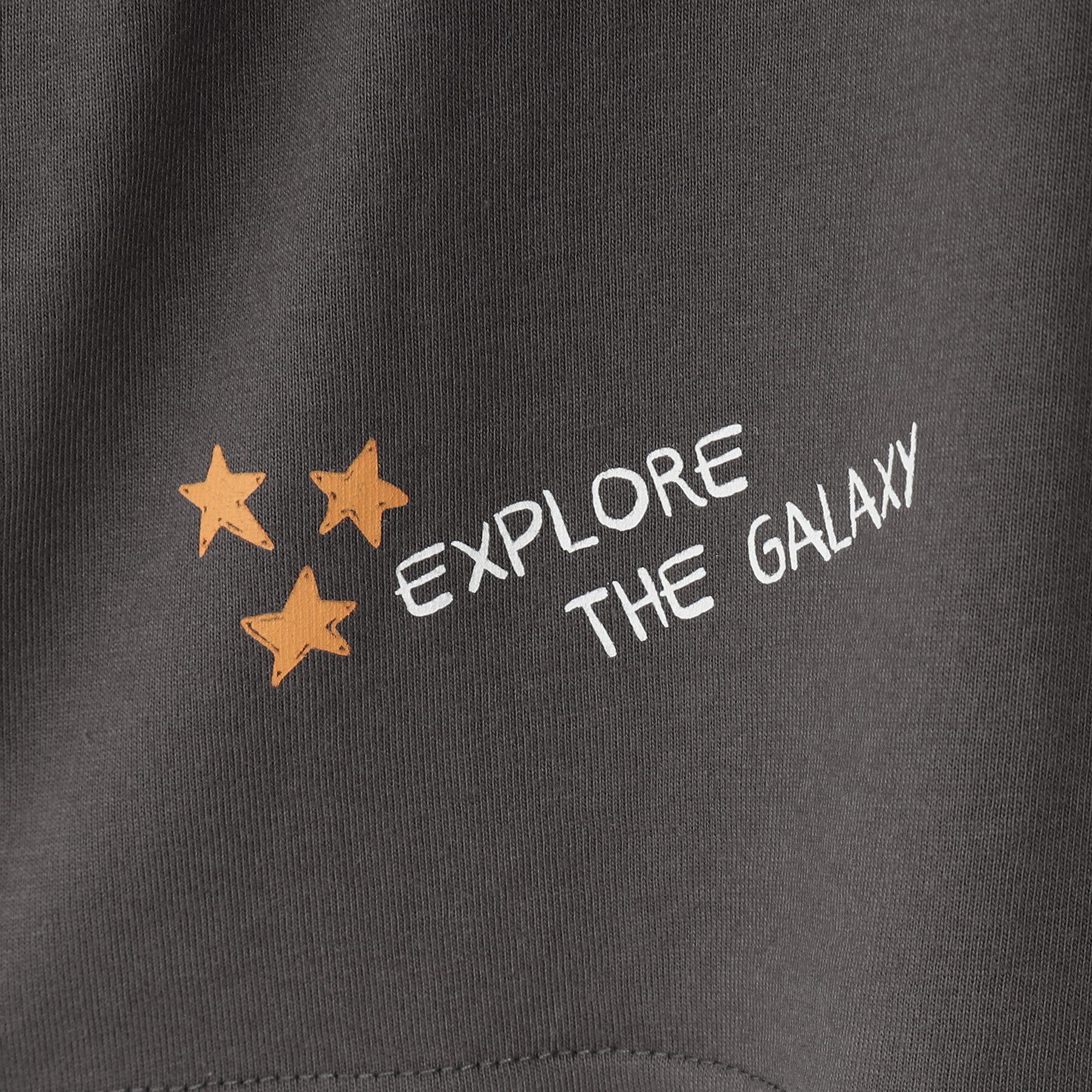 SHOO･LA･RUE「【100-150cm】アソートプリント裾レイヤード五分袖Tシャツ」|Tシャツ・カットソー|