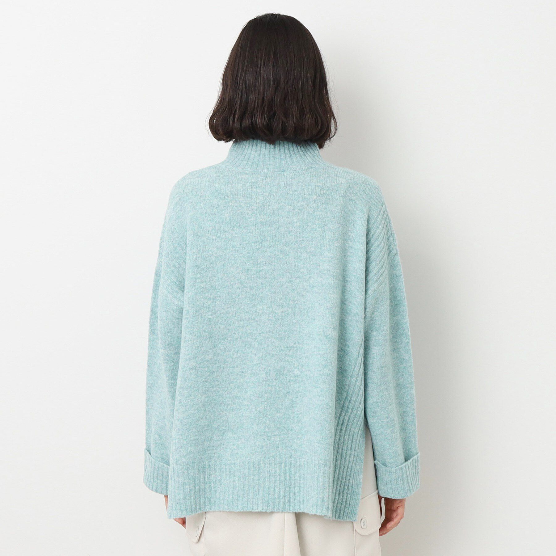 Dessin「【洗える】フェアリーハイネックニット（XS～L）」|ニット・セーター|