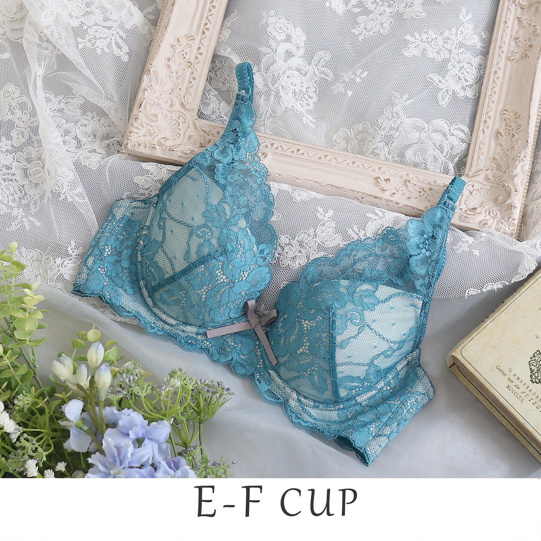 Risa Magli「ノーラ ブラジャー」|インナー|ブルー(092)