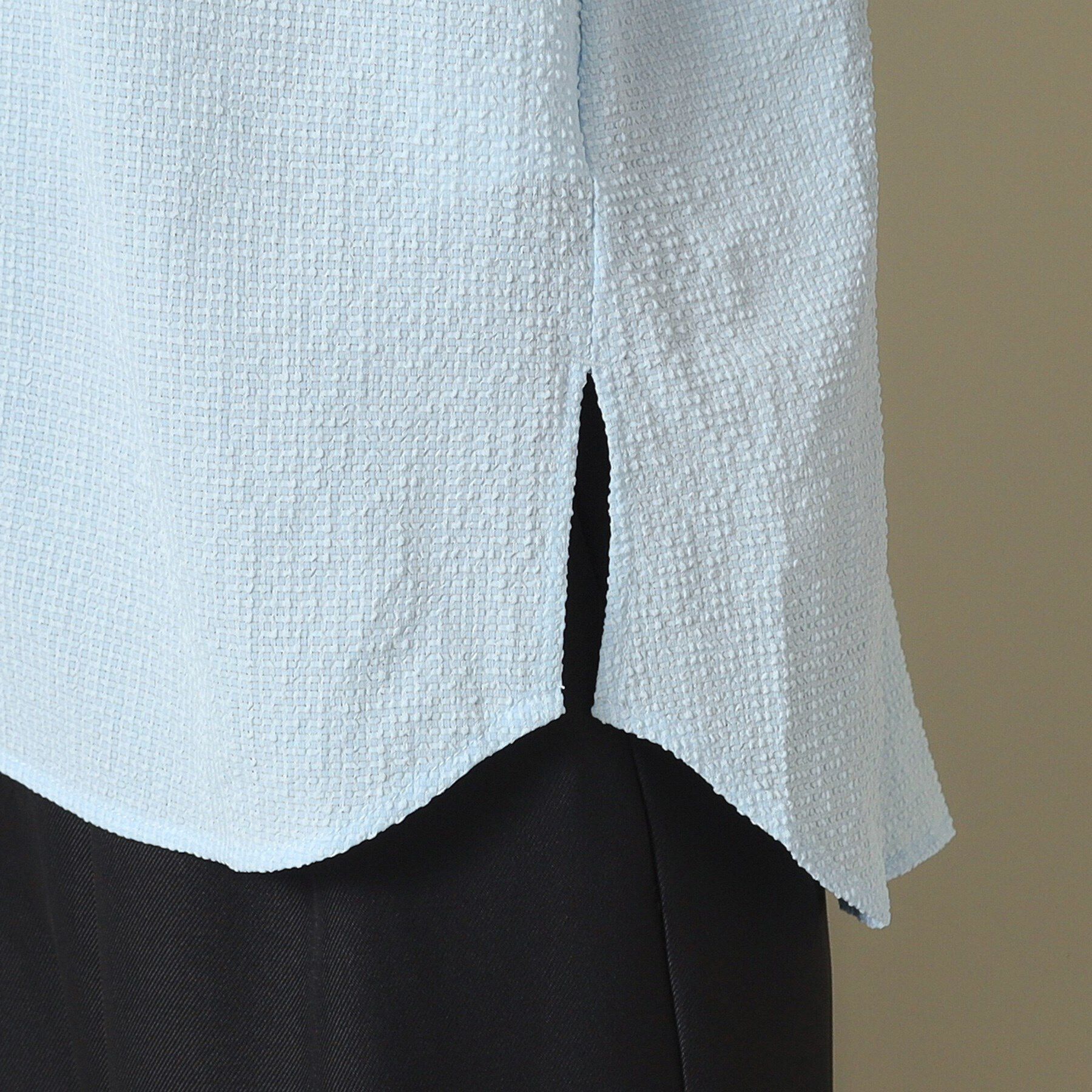 ITS&rsquo;DEMO「【肌触りさらり／手洗い可】ドビーブラウス」|シャツ・ブラウス|