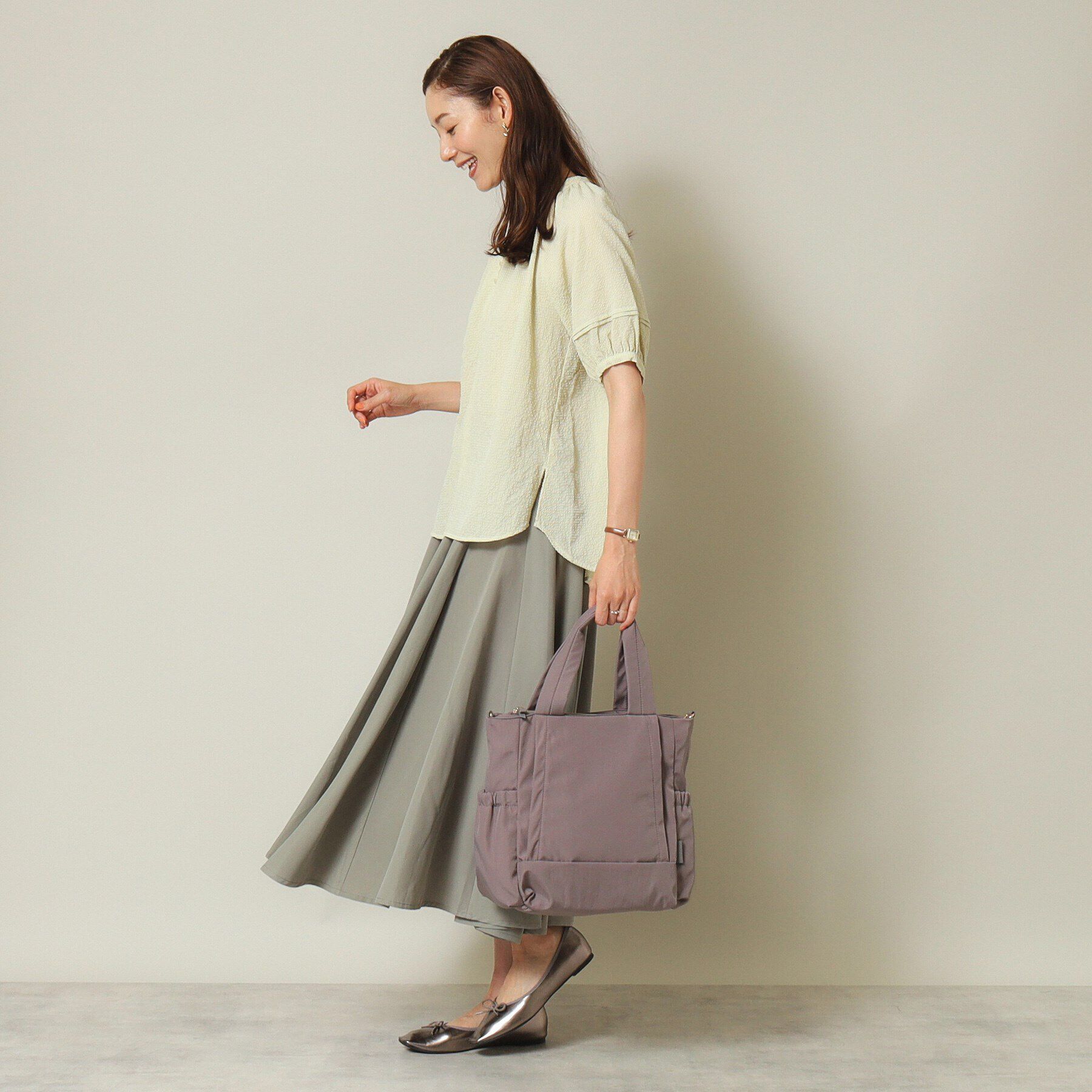 ITS&rsquo;DEMO「【肌触りさらり／手洗い可】ドビーブラウス」|シャツ・ブラウス|