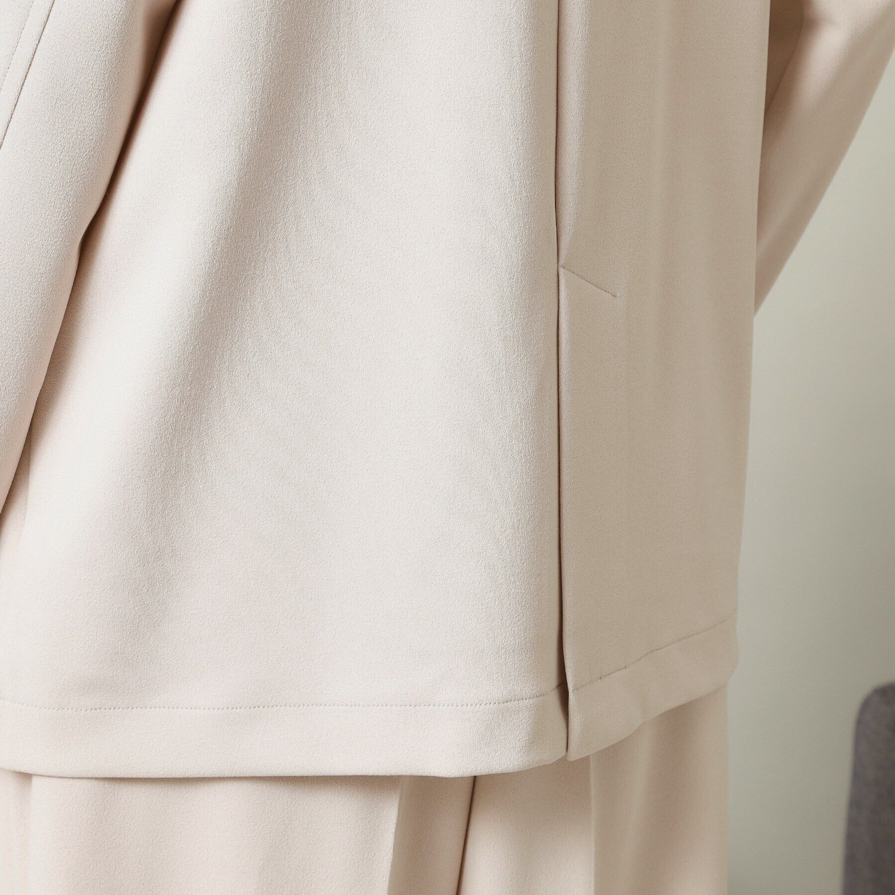 ITS&rsquo;DEMO「【洗濯機OK／吸水速乾／UVカット】カットジョーゼットジャケット」|テーラードジャケット|