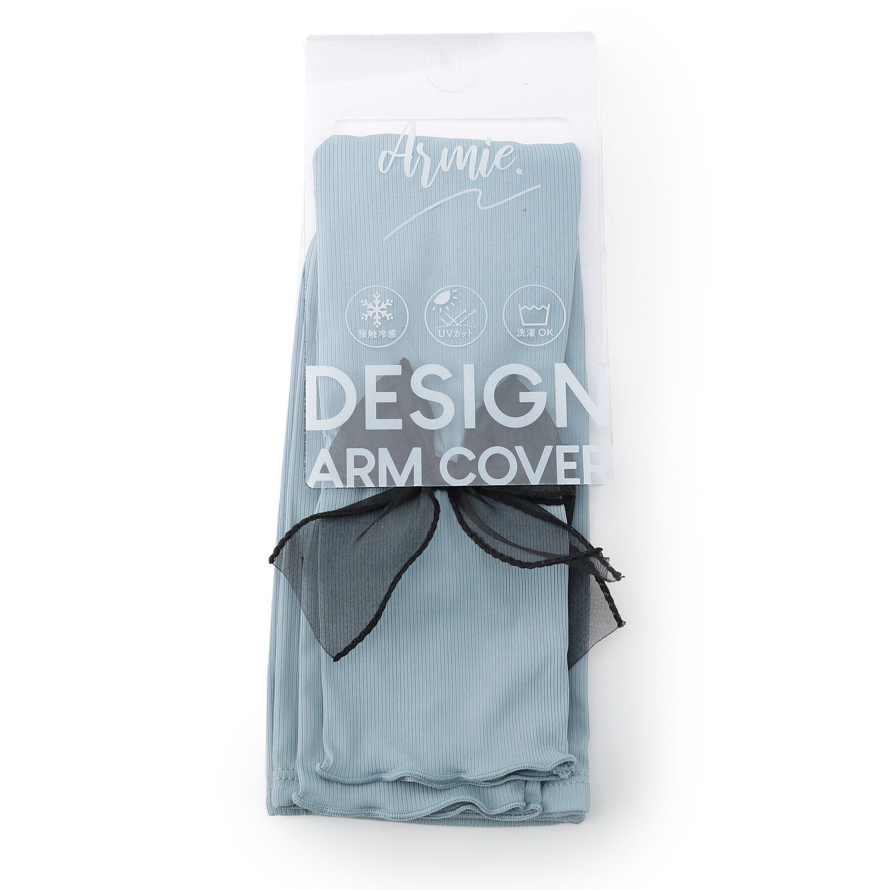 ITS&rsquo;DEMO「【接触冷感／UV／手洗い可】リボンアームカバー」|手袋|