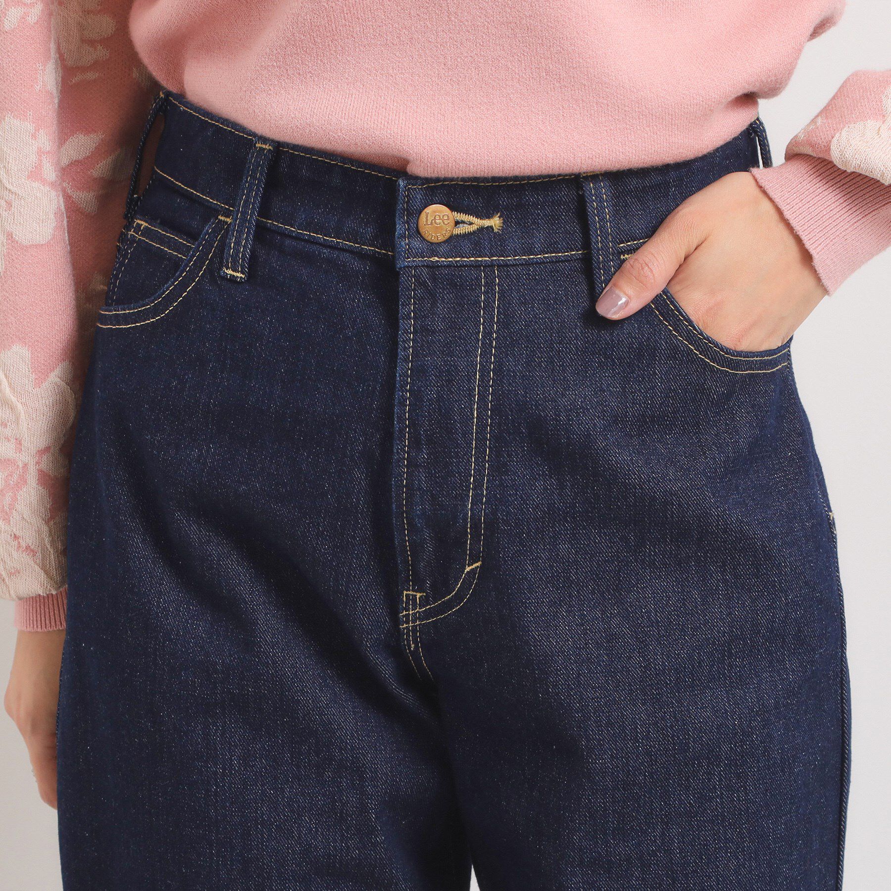 ITS&rsquo;DEMO「Lee Babe ストレートジーンズ」|デニム|