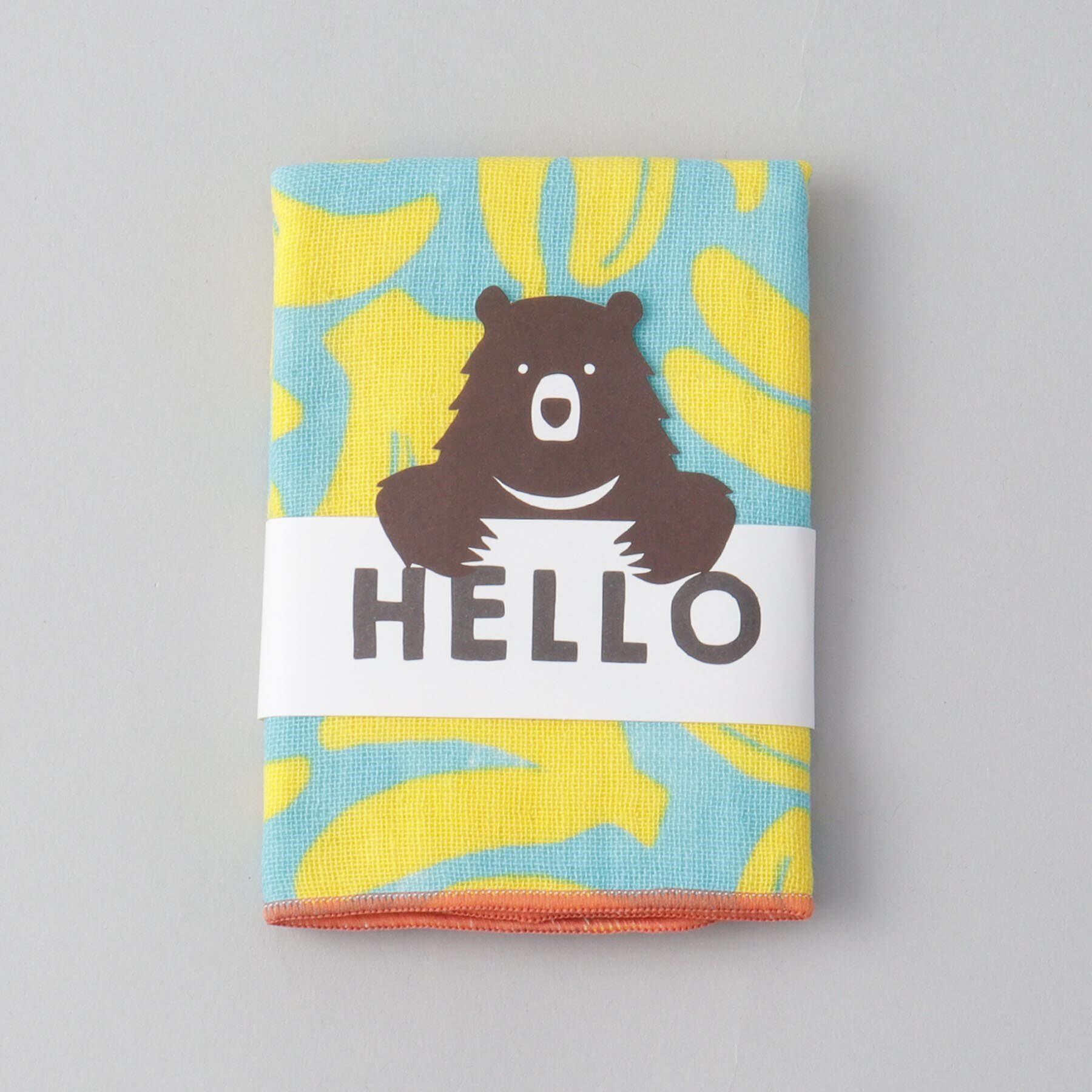 212 KITCHEN STORE「HELLO BEAR タオルハンカチ バナナ」|ハンカチ|
