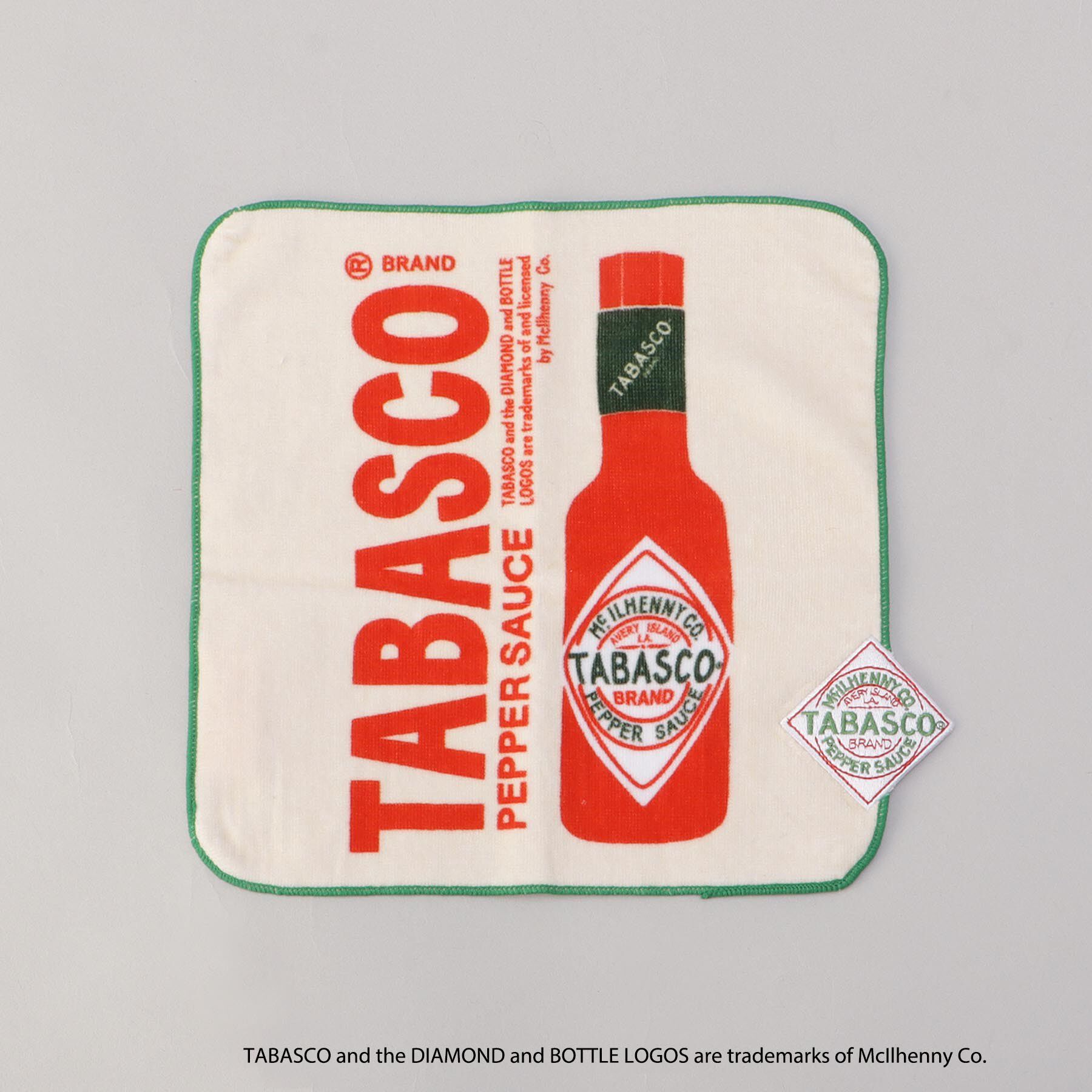 212 KITCHEN STORE「ワッペン付きミニタオル IV ＜TABASCO(R) タバスコ＞」|ハンカチ|